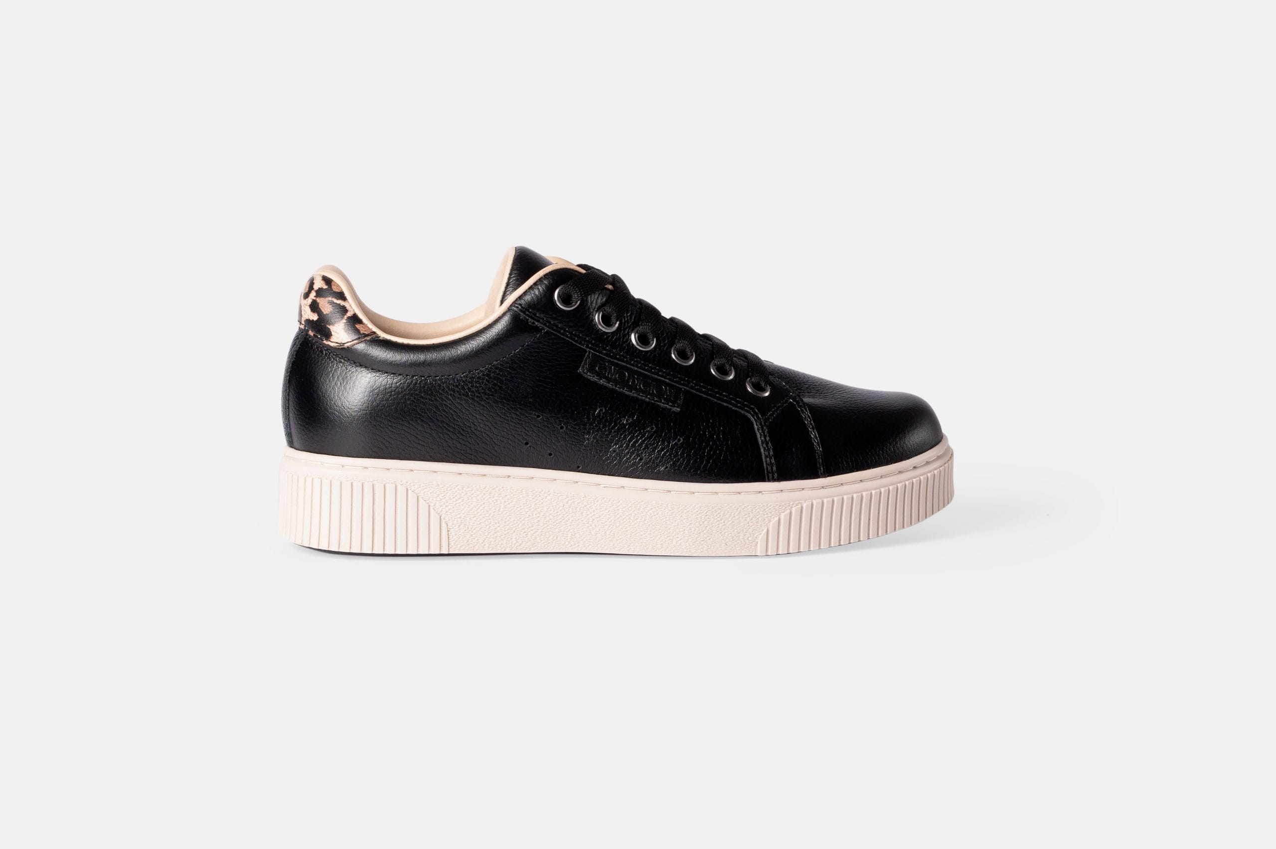 ZAPATILLAS MUJER CUERO NAPA BIGIONI ZA49 NEGRO - 1
