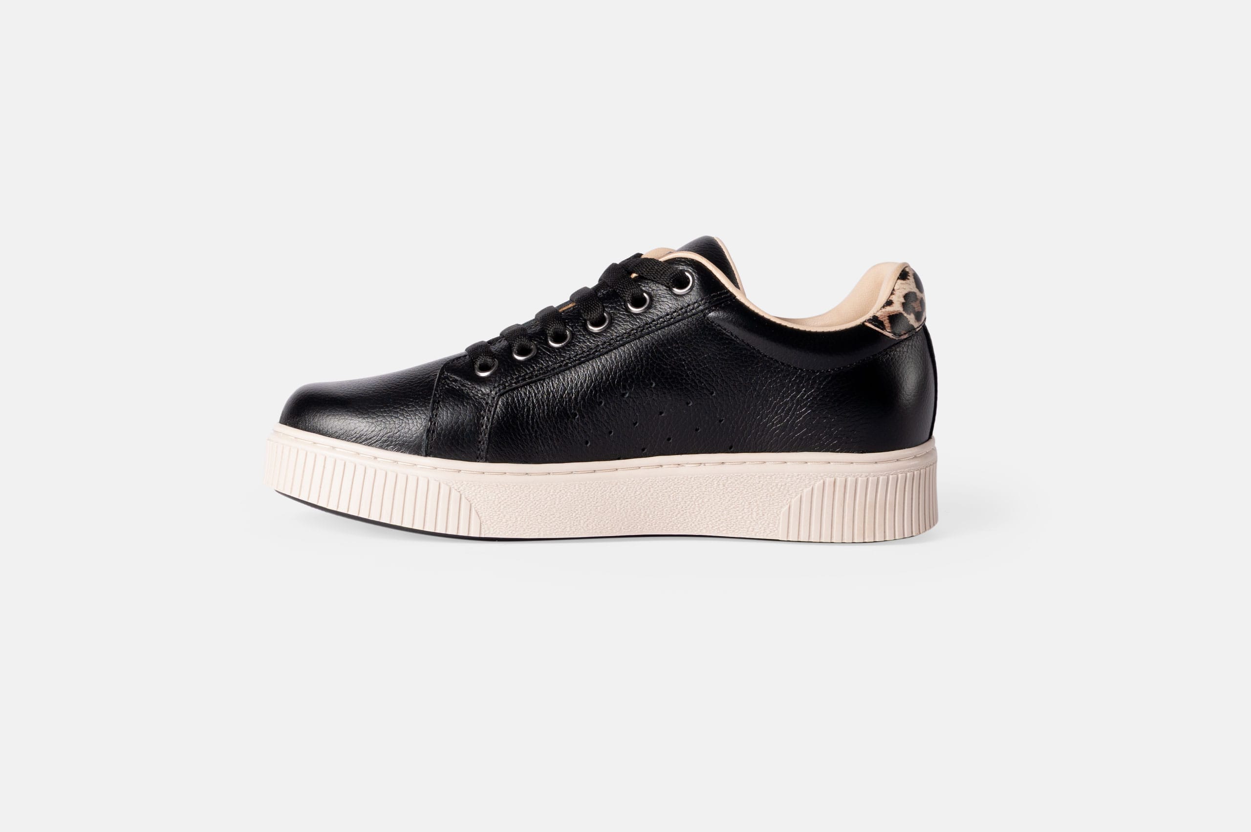 ZAPATILLAS MUJER CUERO NAPA BIGIONI ZA49 NEGRO - 3