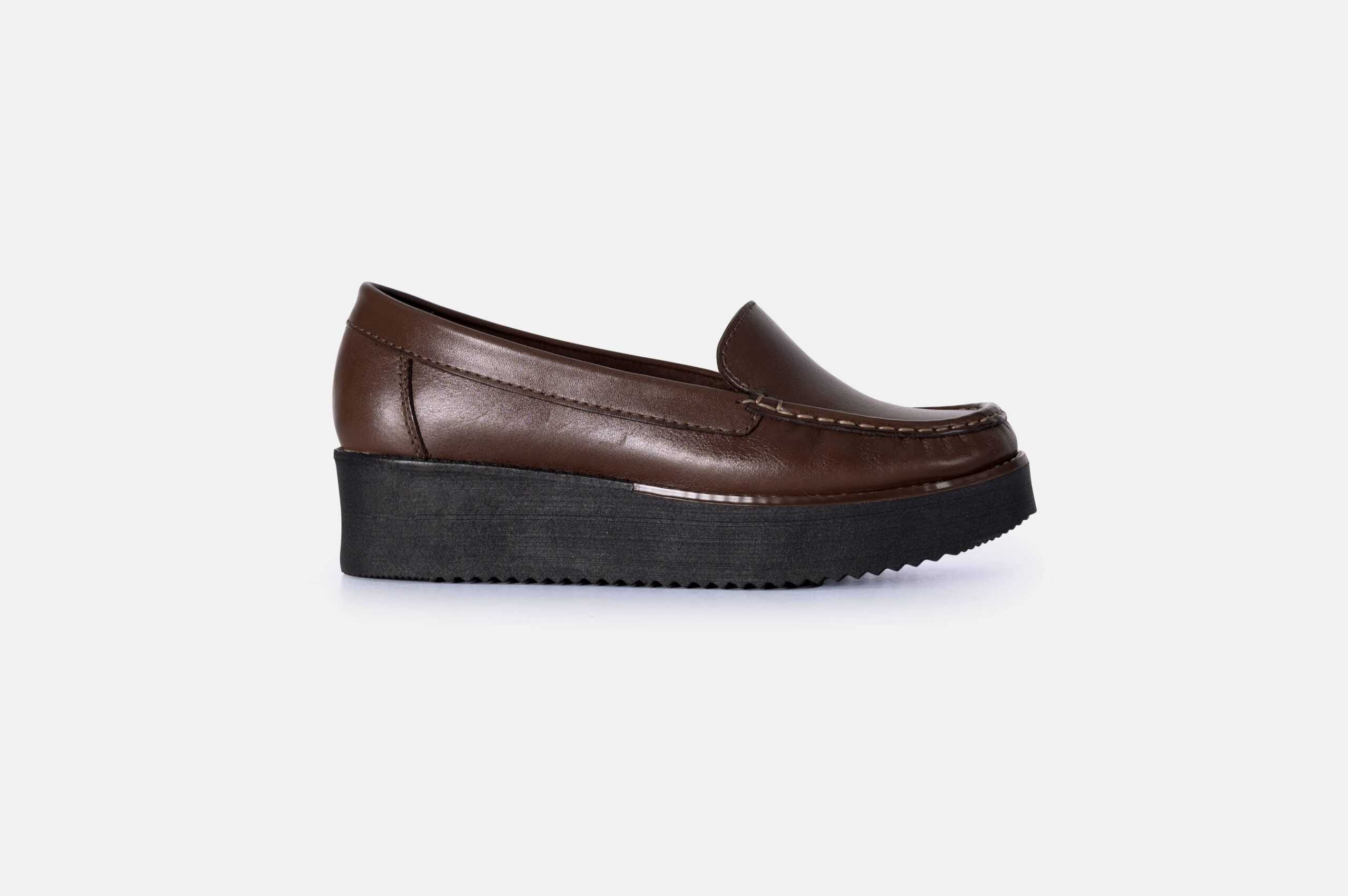 MOCASIN MUJER CUERO NAPA BIGIONI PLA AFRICANO - 1