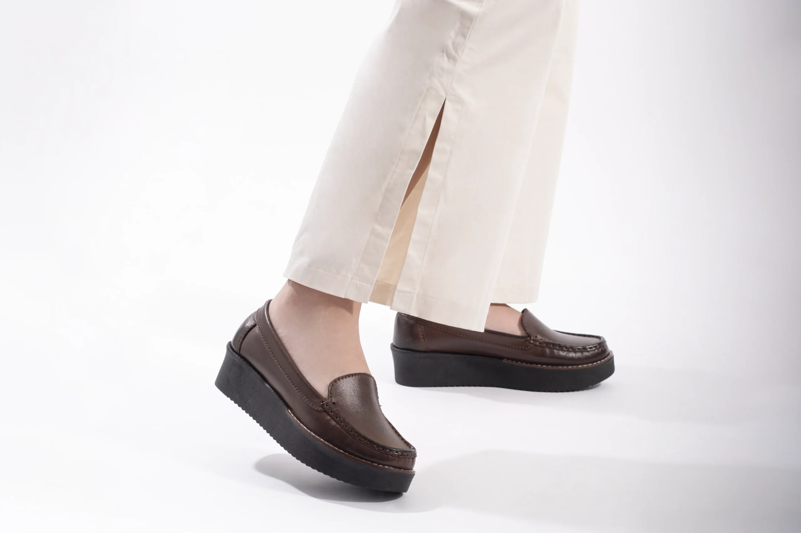MOCASIN MUJER CUERO NAPA BIGIONI PLA AFRICANO - 2
