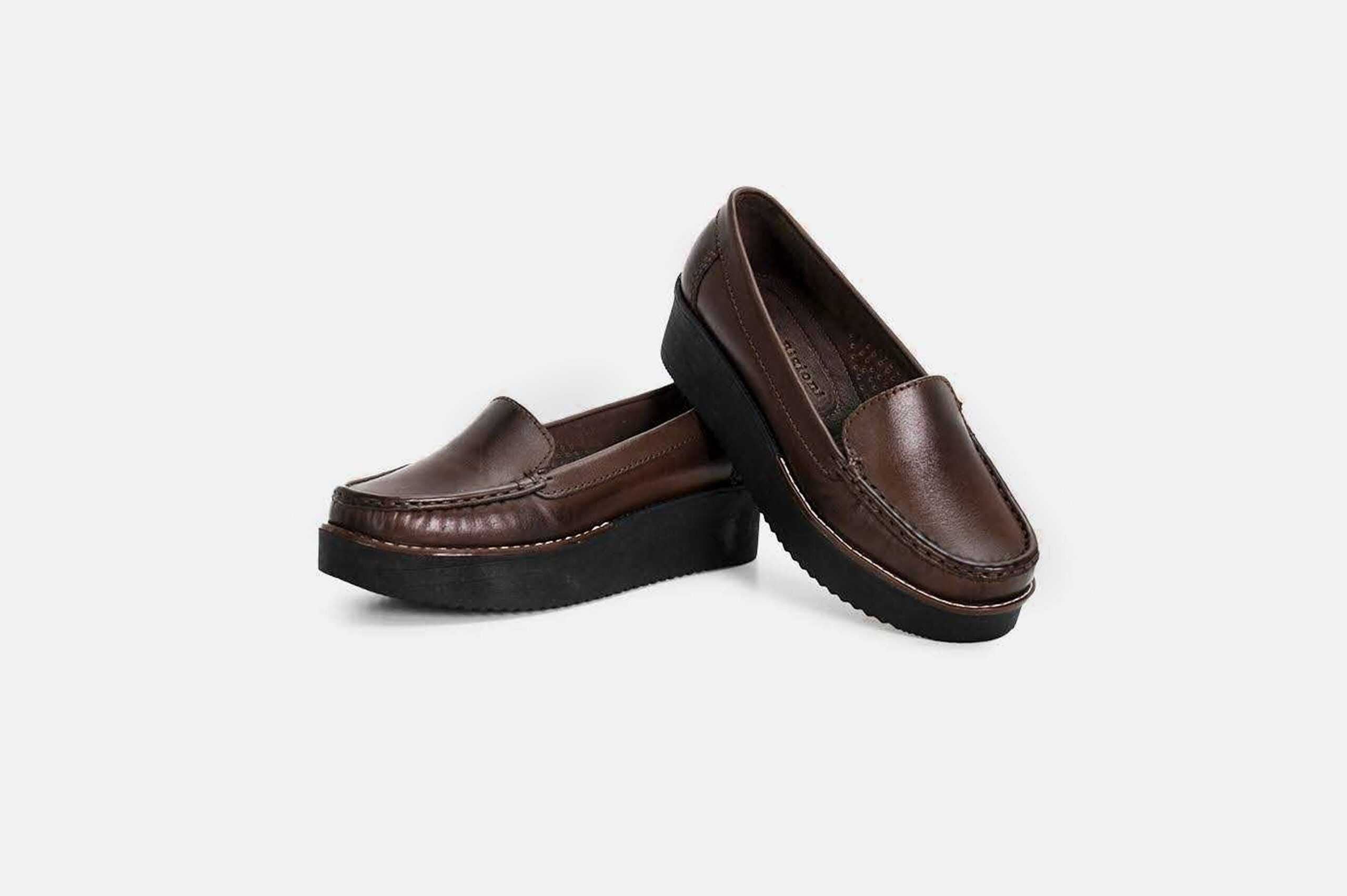 MOCASIN MUJER CUERO NAPA BIGIONI PLA AFRICANO - 4