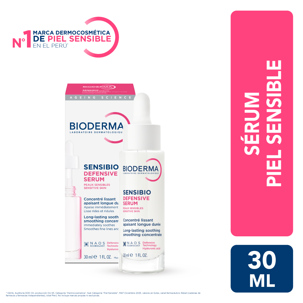 SÉRUM BIODERMA SENSIBIO DEFENSIVE 30ML - 1