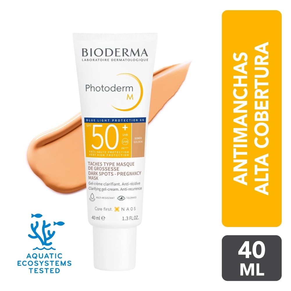 PROTECTOR SOLAR BIODERMA PHOTODERM M DORÈE SPF50+ 40ML - 1