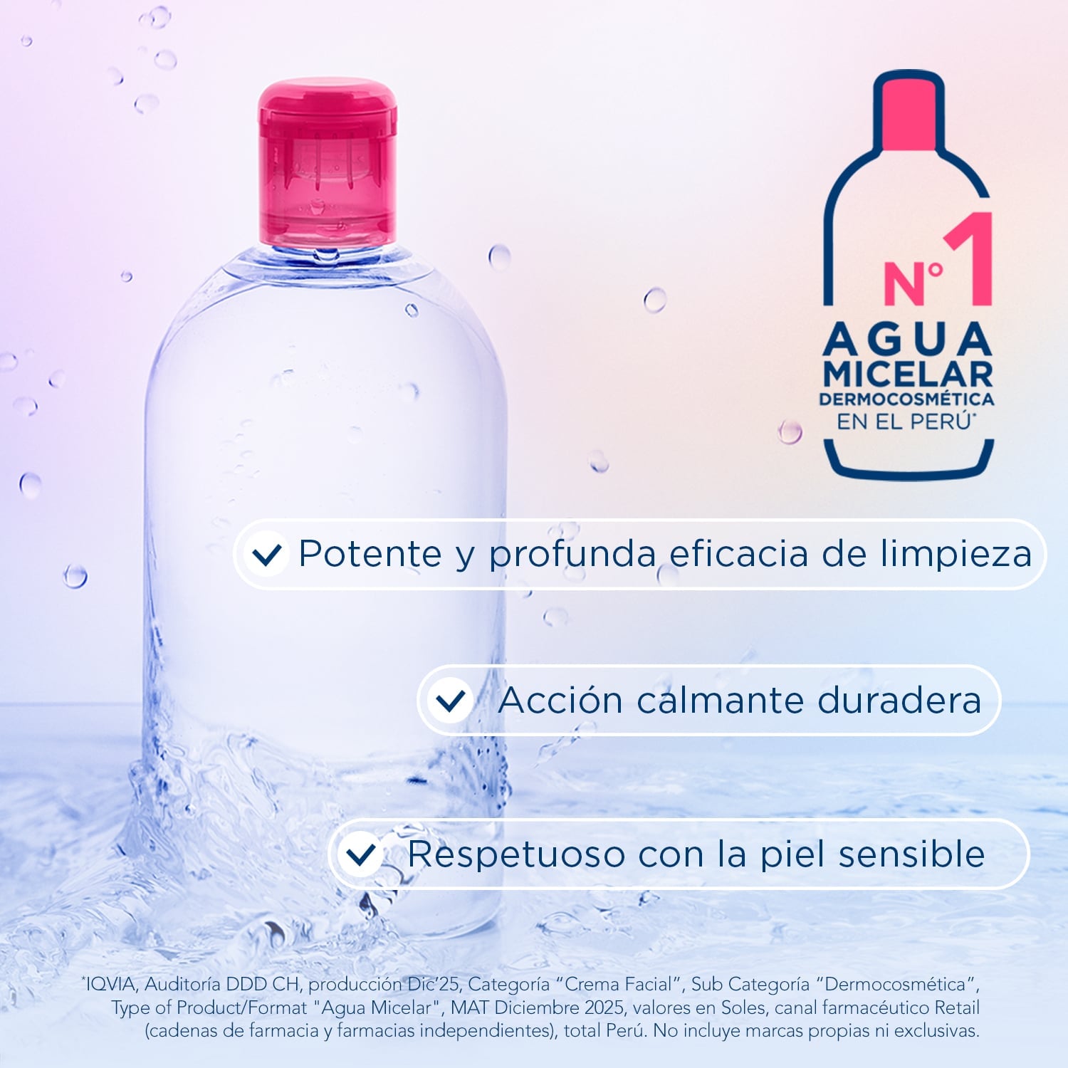 AGUA MICELAR BIODERMA SENSIBIO H2O 250ML - 2