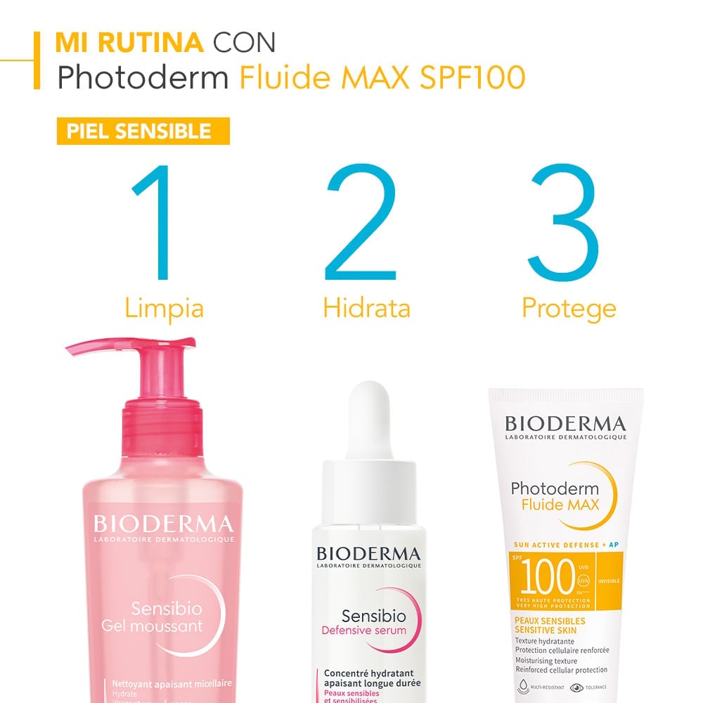 PROTECTOR SOLAR BIODERMA PHOTODERM FLUIDE MAX CLAIRE SPF100 40ML - 2