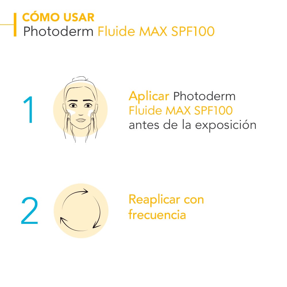 PROTECTOR SOLAR BIODERMA PHOTODERM FLUIDE MAX CLAIRE SPF100 40ML - 5