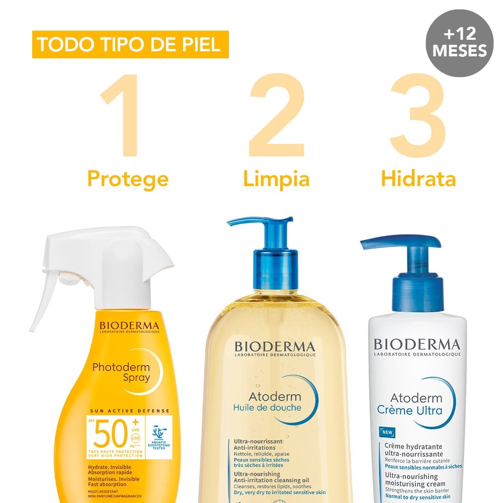 PROTECTOR SOLAR BIODERMA PHOTODERM FAMILY SPRAY SPF50+ 300ML - 2