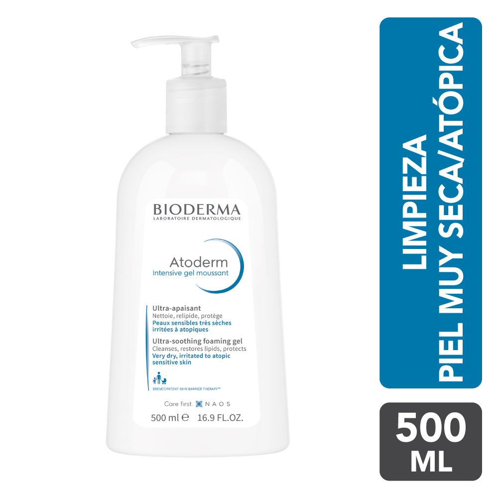 BIODERMA ATODERM INTENSIVE GEL MOUSSANT 500ML - 1