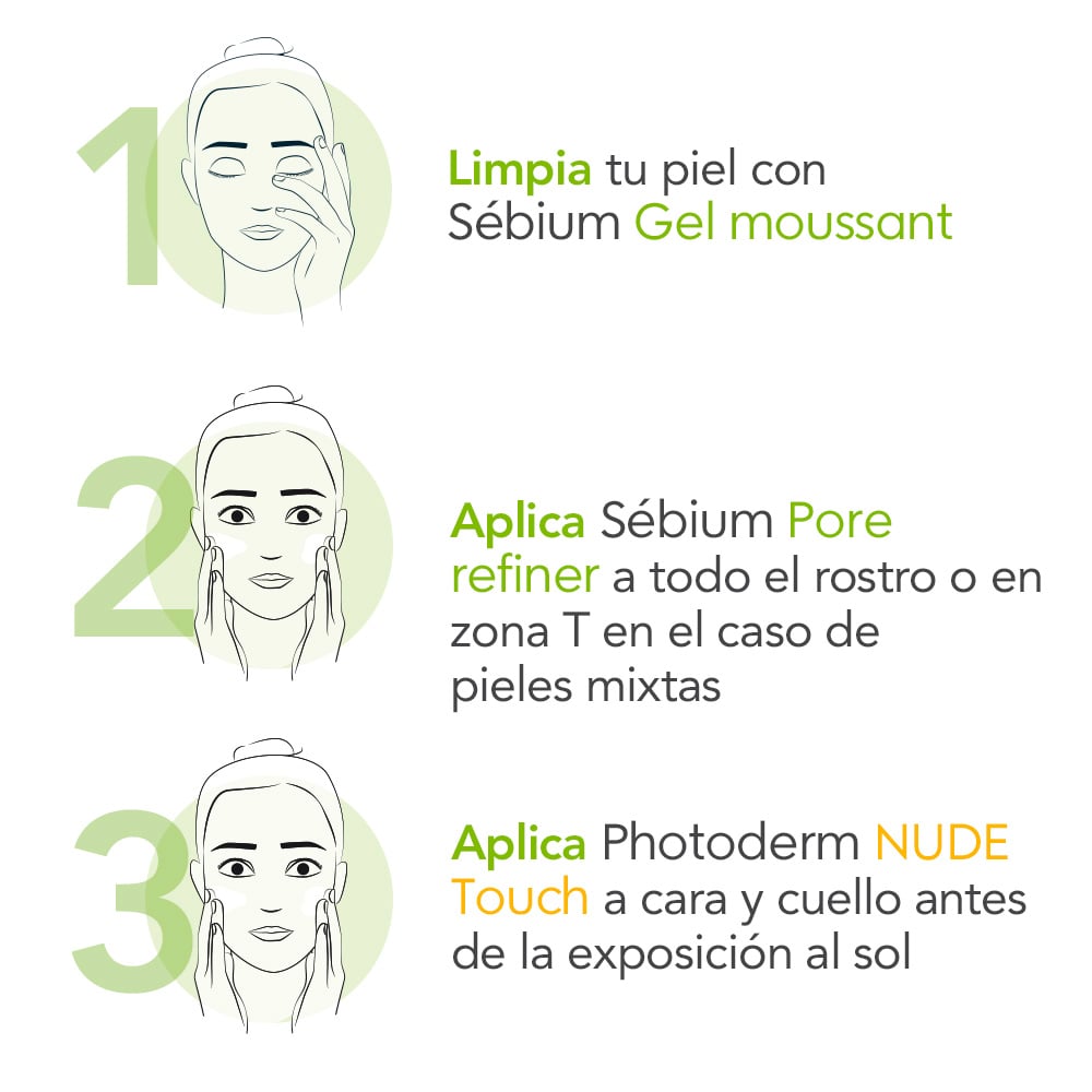 GEL CREMA BIODERMA SÉBIUM PORE REFINER 30ML - 3