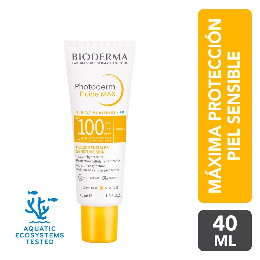PROTECTOR SOLAR BIODERMA PHOTODERM FLUIDE MAX SPF100 40ML - 1