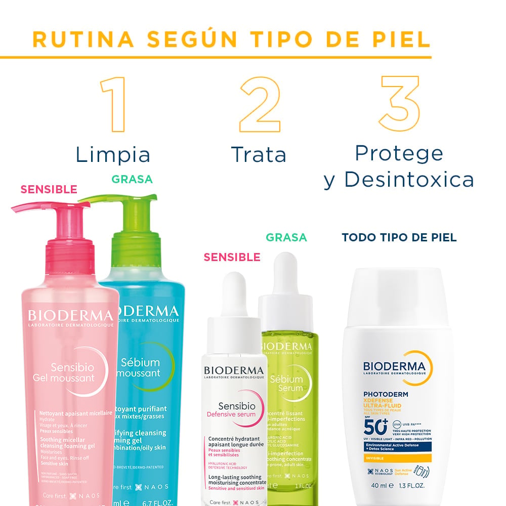 PROTECTOR SOLAR BIODERMA PHOTODERM XDEFENSE ULTRA-FLUIDO SPF50+ 40ML - 2