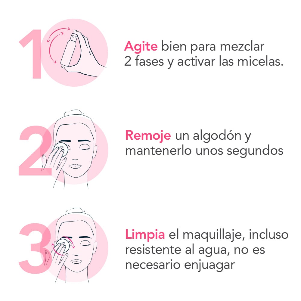 DESMAQUILLANTE MICELLAR BIODERMA SENSIBIO H2O EYE 125ML - 3