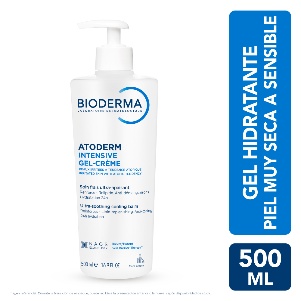 GEL CREMA BIODERMA ATODERM INTENSIVE 500ML - 1