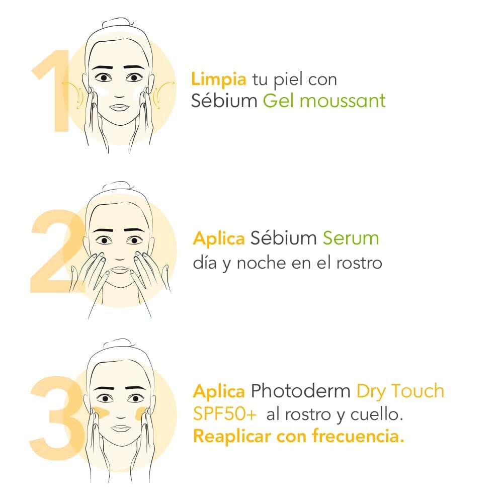PROTECTOR SOLAR BIODERMA PHOTODERM DRY TOUCH CLARO SPF50+ 40ML - 4