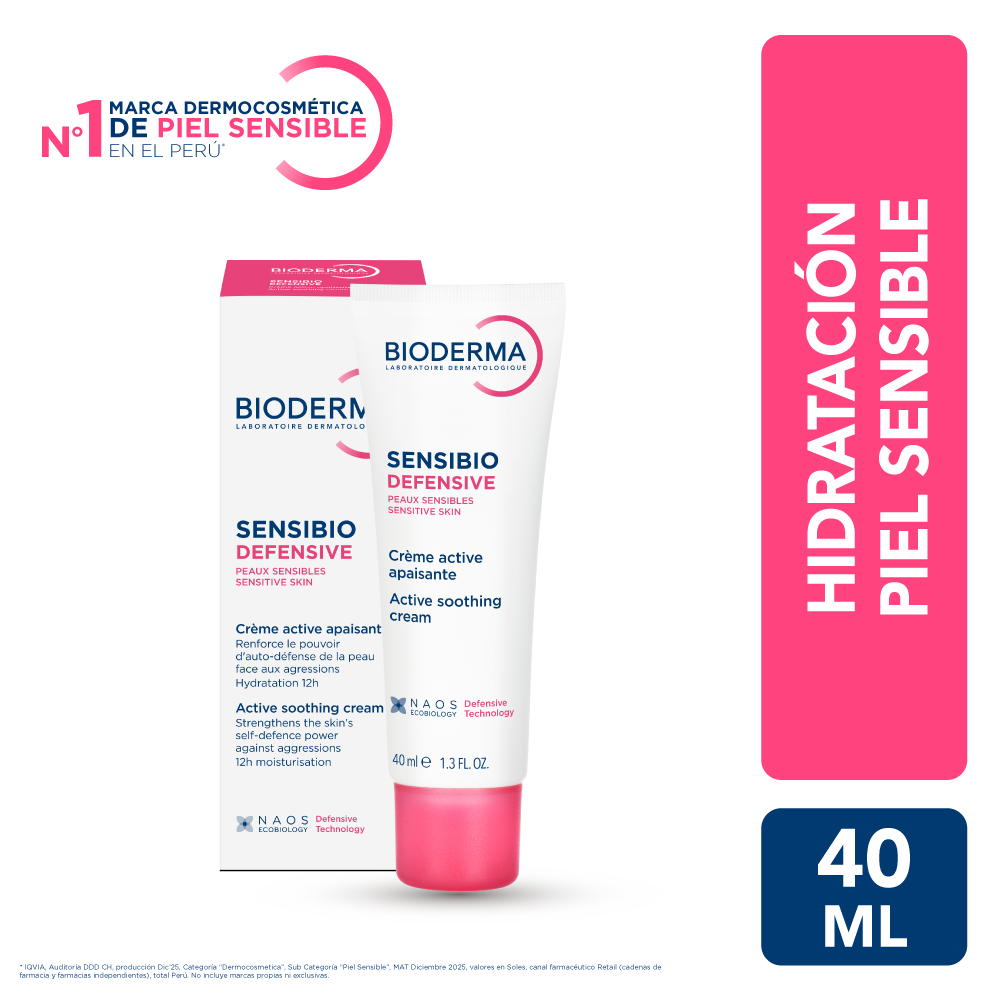 CREMA BIODERMA SENSIBIO DEFENSIVE 40ML - 1