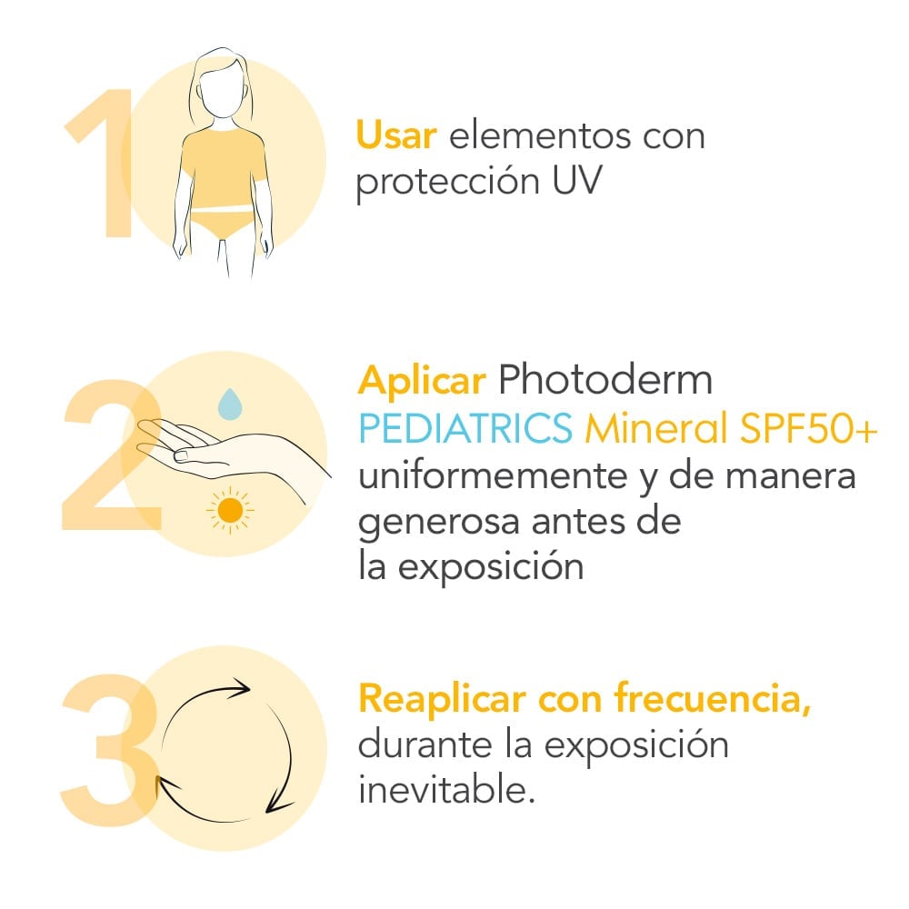 PROTECTOR SOLAR BIODERMA PHOTODERM PEDIATRICS MINERAL SPF50+ 50G - 3