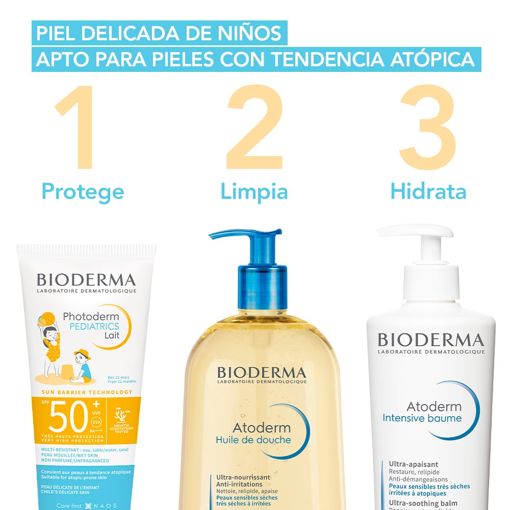 PROTECTOR SOLAR BIODERMA PHOTODERM PEDIATRICS LAIT SPF50+ 200ML - 2