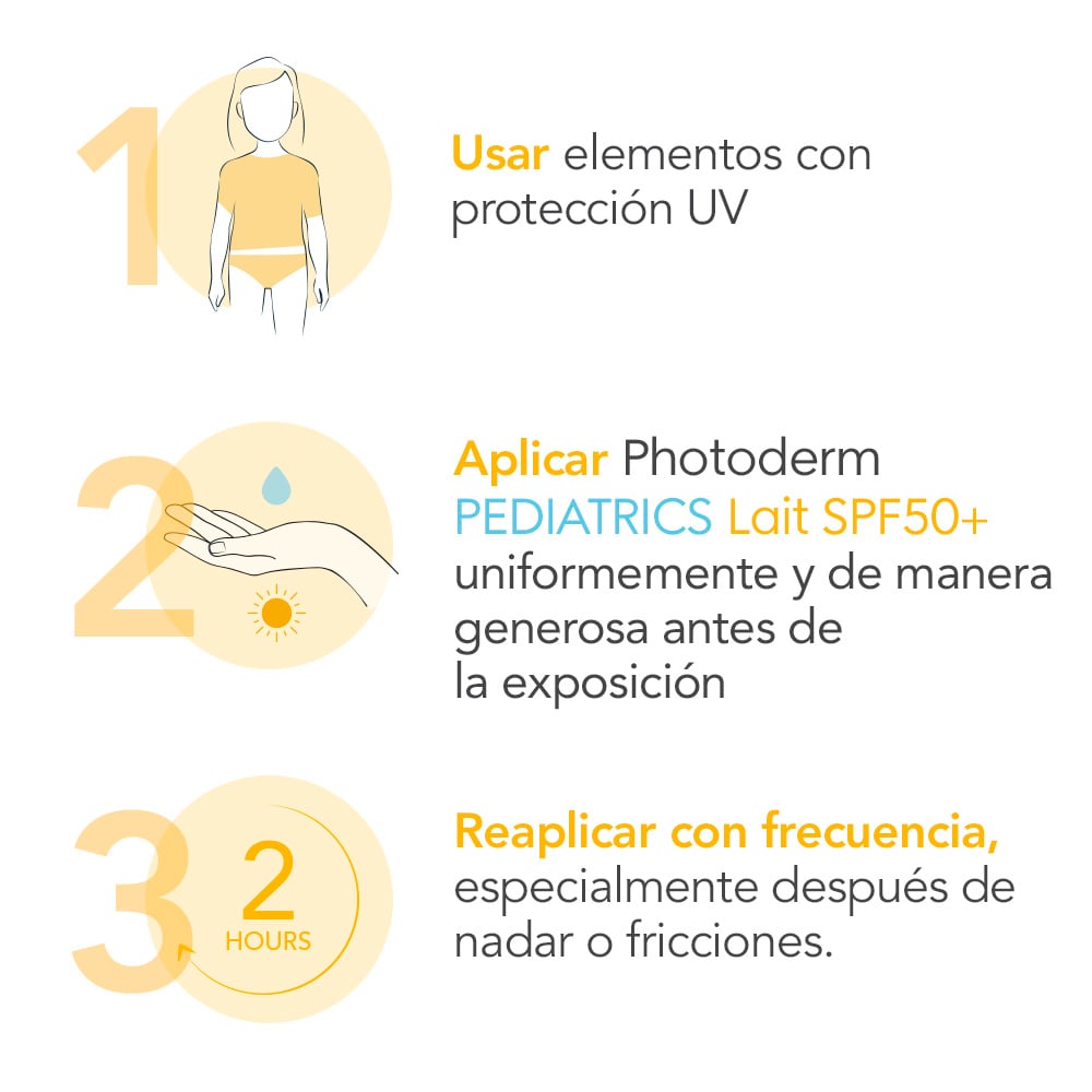 PROTECTOR SOLAR BIODERMA PHOTODERM PEDIATRICS LAIT SPF50+ 200ML - 3