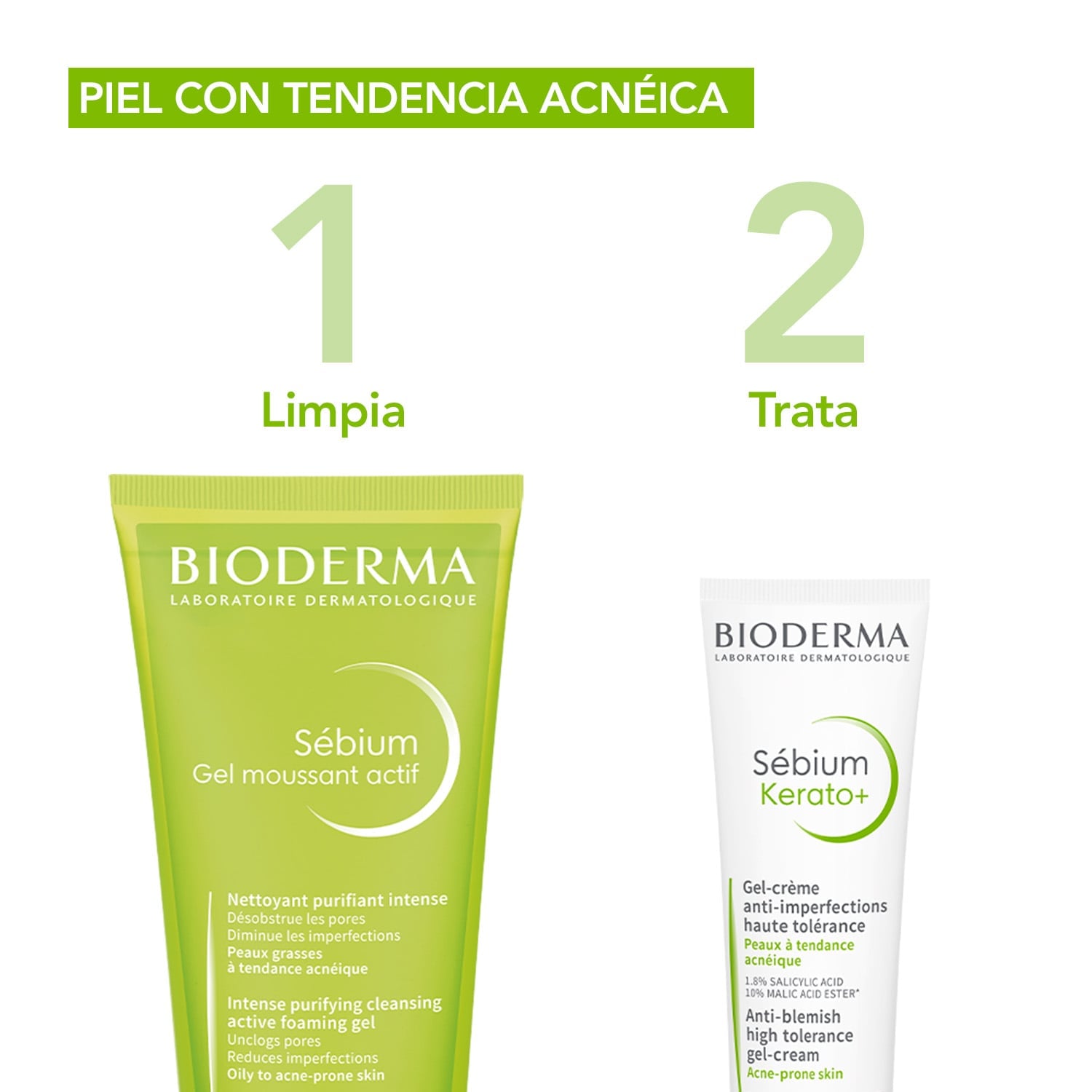 GEL CREMA BIODERMA SÉBIUM KERATO+ 30ML - 2
