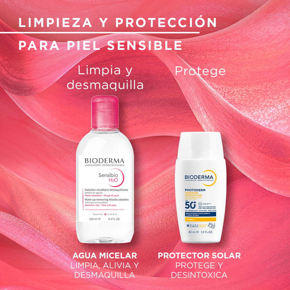 BIODERMA SENSIBIO KIT H2O Y PHOTODERM XDEFENSE - 2
