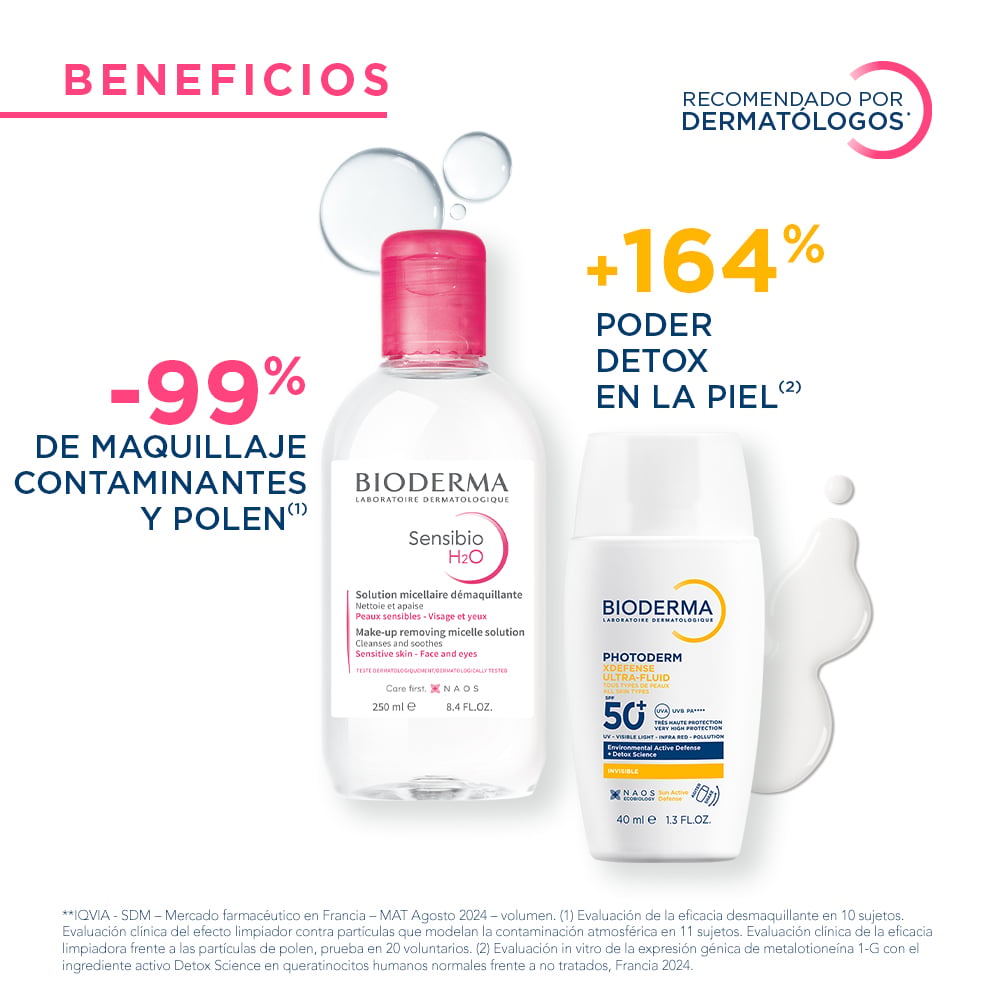 BIODERMA SENSIBIO KIT H2O Y PHOTODERM XDEFENSE - 3