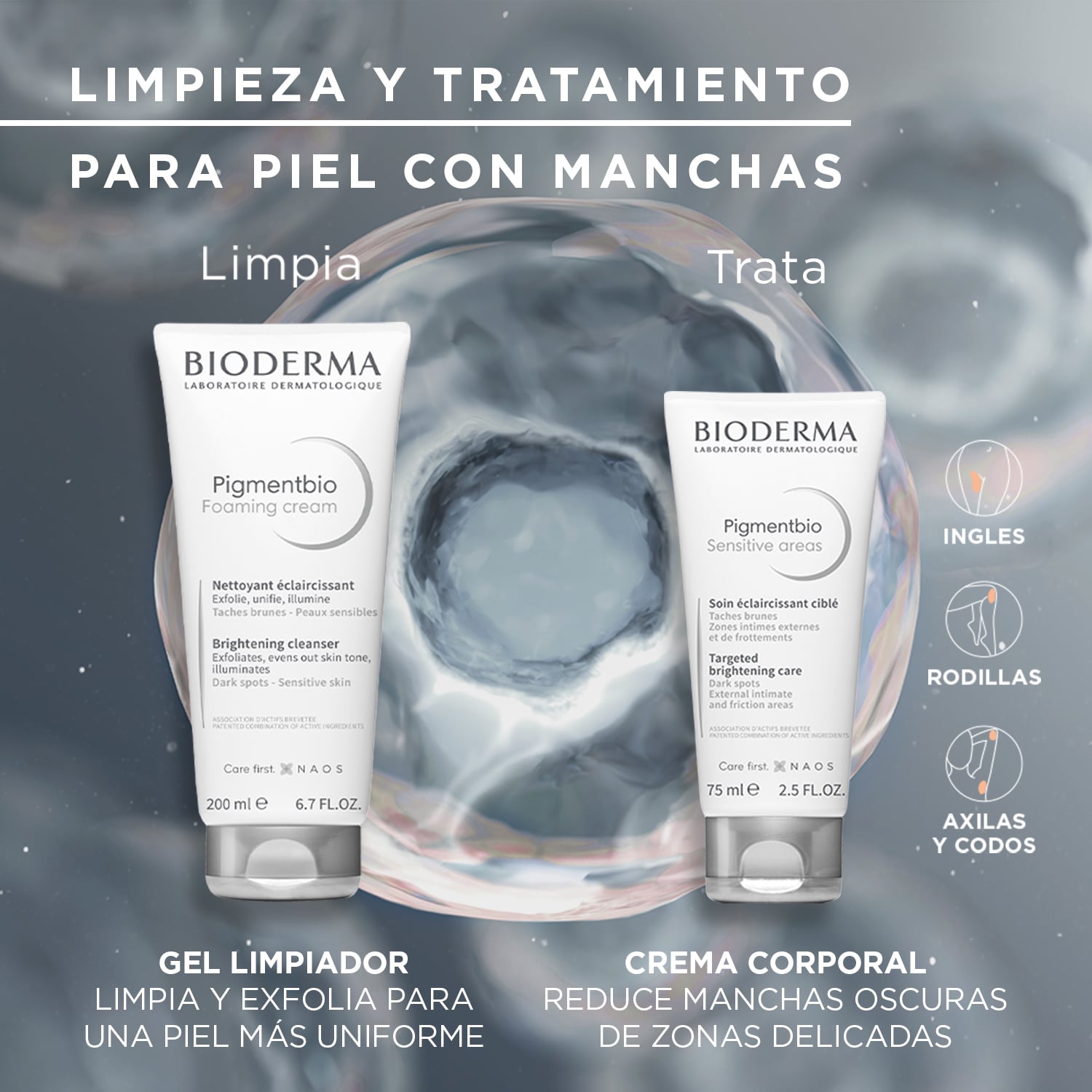 BIODERMA KIT PIGMENTBIO FOAMING Y CREMA - 2
