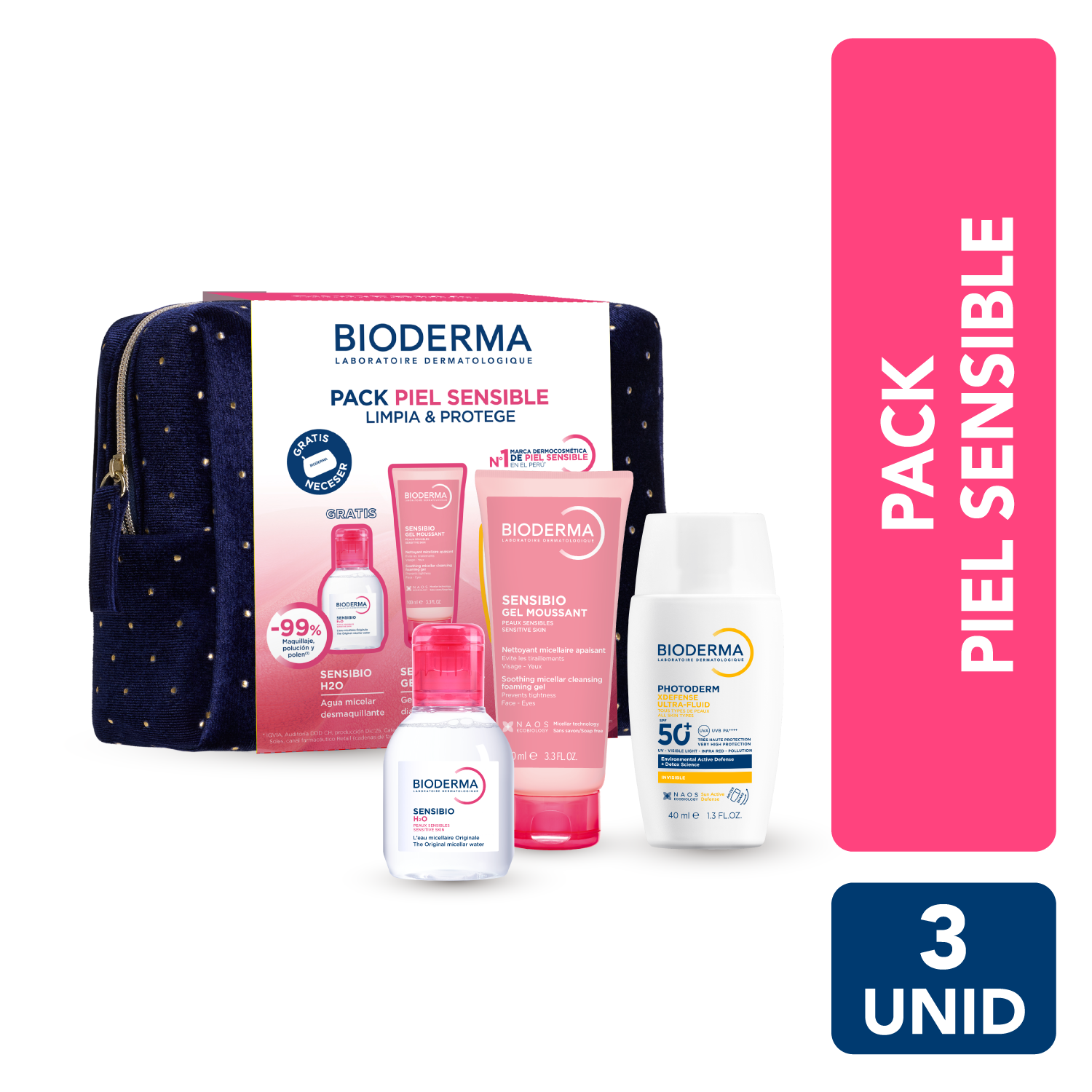 BIODERMA PACK PIEL SENSIBLE - 1