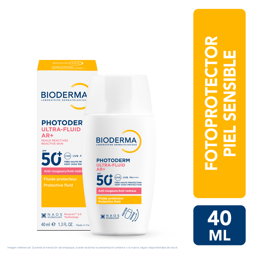 PROTECTOR SOLAR BIODERMA PHOTODERM ULTRA FLUID AR+ 40ML - 1