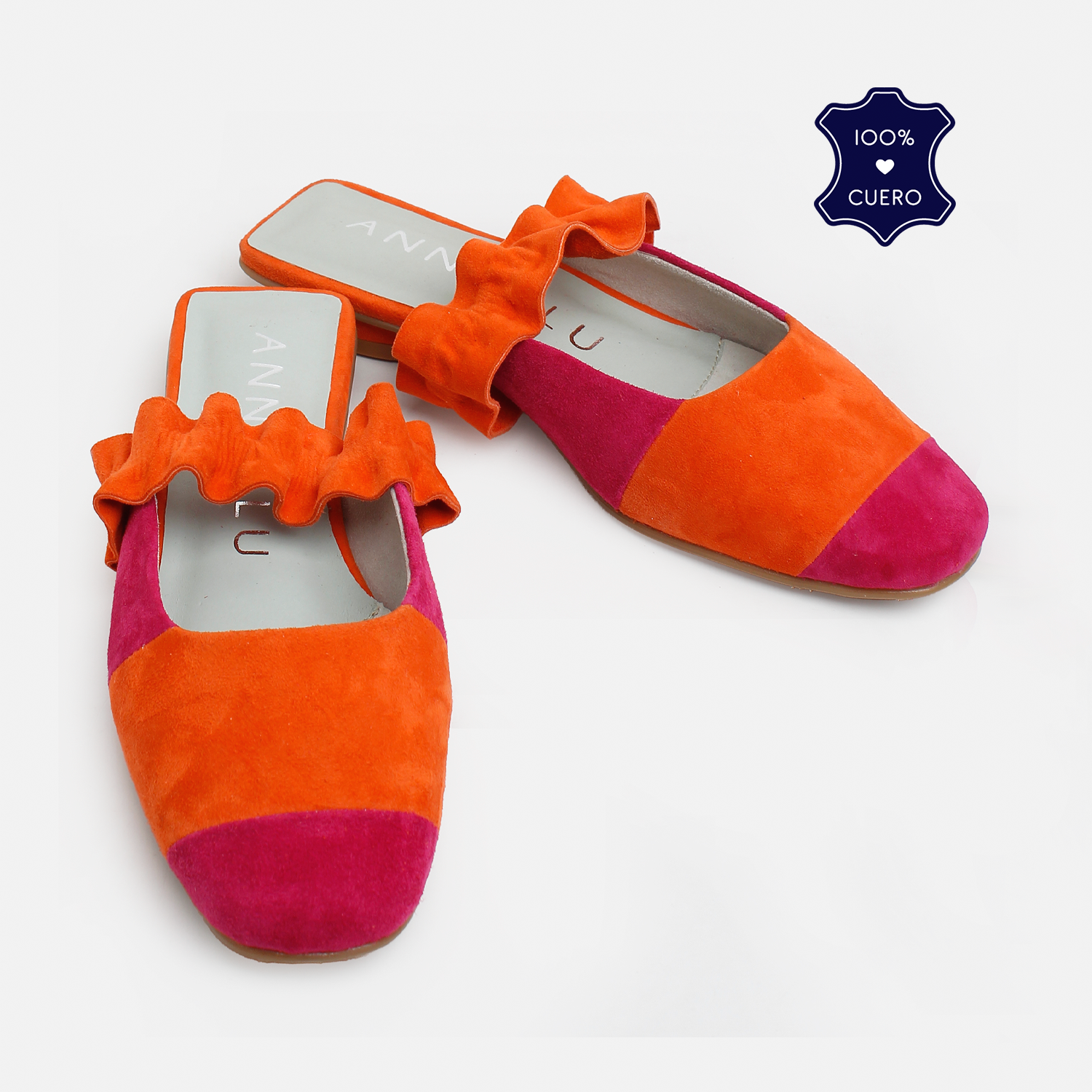 FLAT SUECO MUJER CASUAL ANNABLU - 4