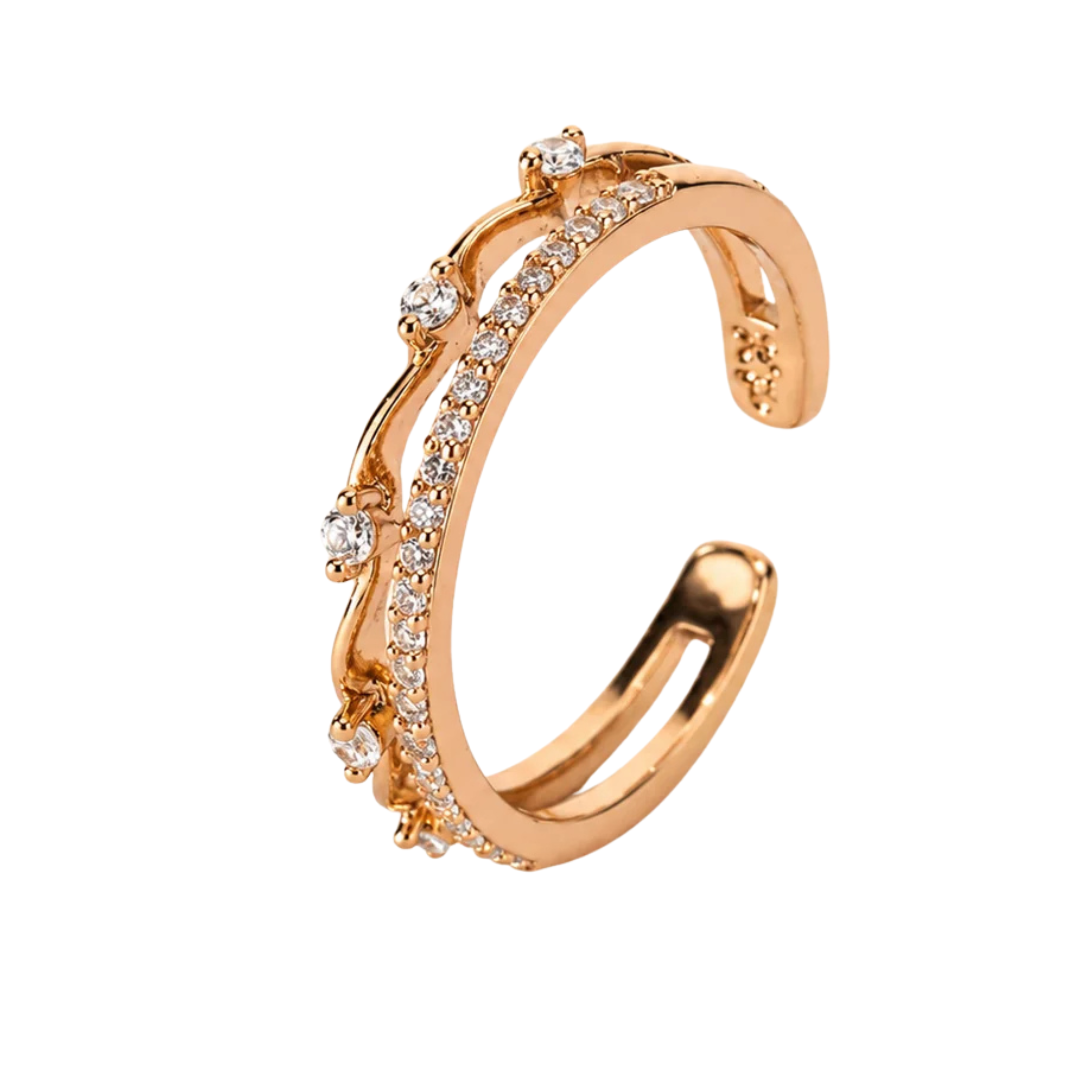 ANILLO DOBLE ROSÉ - 1