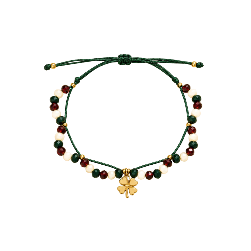 PULSERA TRÉBOL GREEN - 1