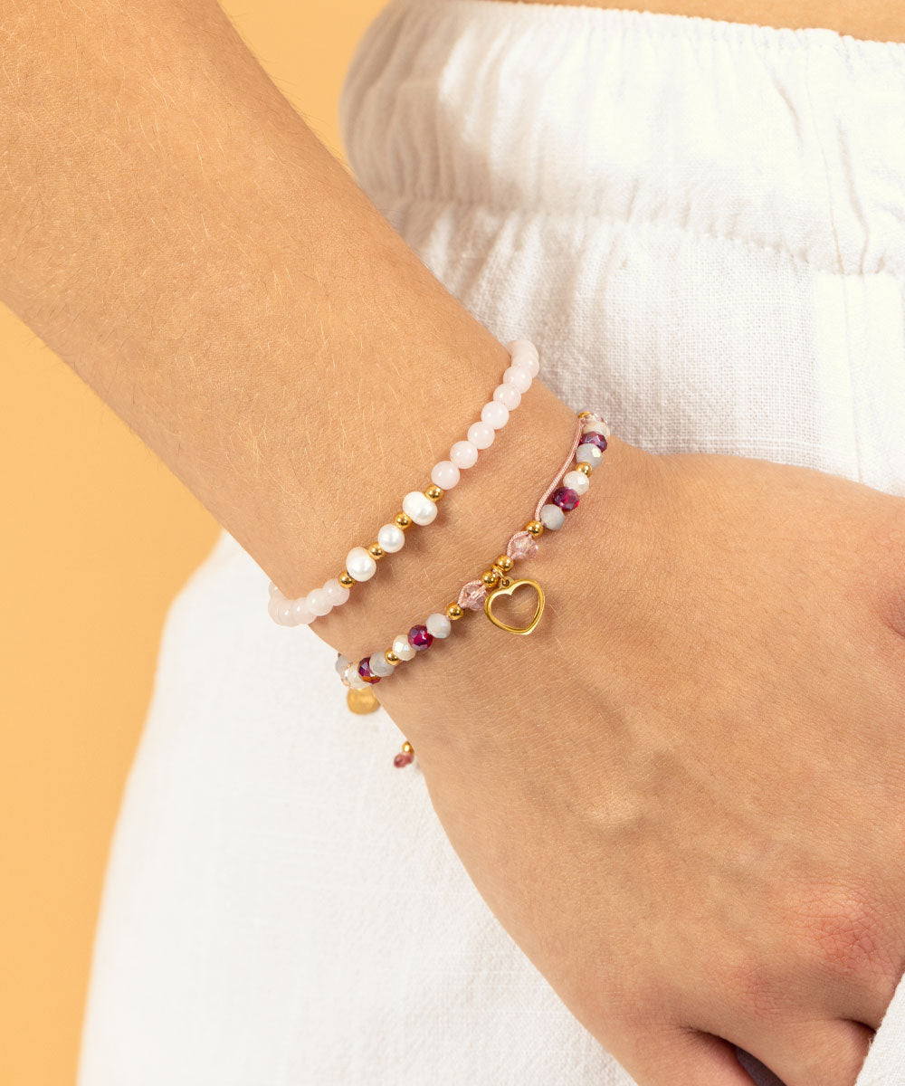 PULSERA CORAZÓN PRINCESS ROSA - 2