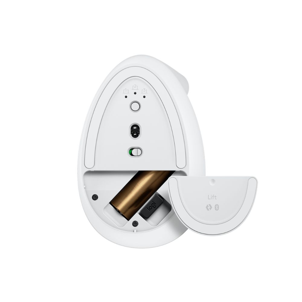 MOUSE LOGITECH LIFT VERTICAL ERGONÓMICO INALÁMBRICO BLANCO - 3