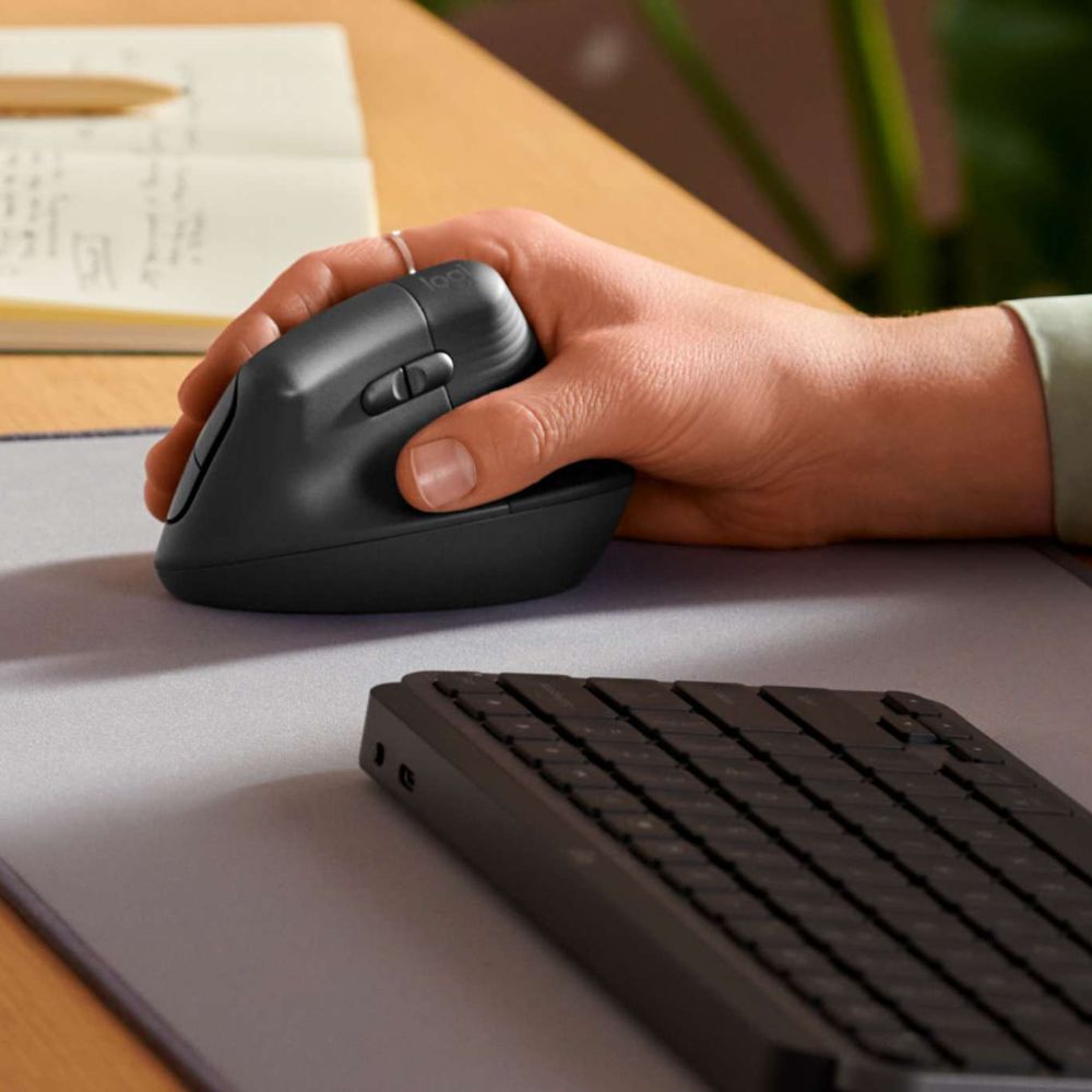 MOUSE LOGITECH LIFT VERTICAL ERGONÓMICO INALÁMBRICO NEGRO - 4