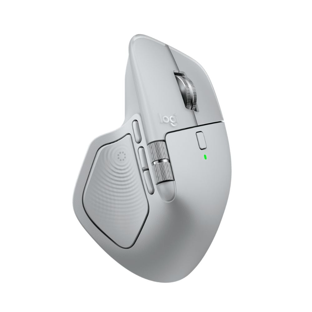 MOUSE LOGITECH MX MASTER 4 INALÁMBRICO CON USB-C BLUETOOTH 8K DPI GRIS CLARO - 1