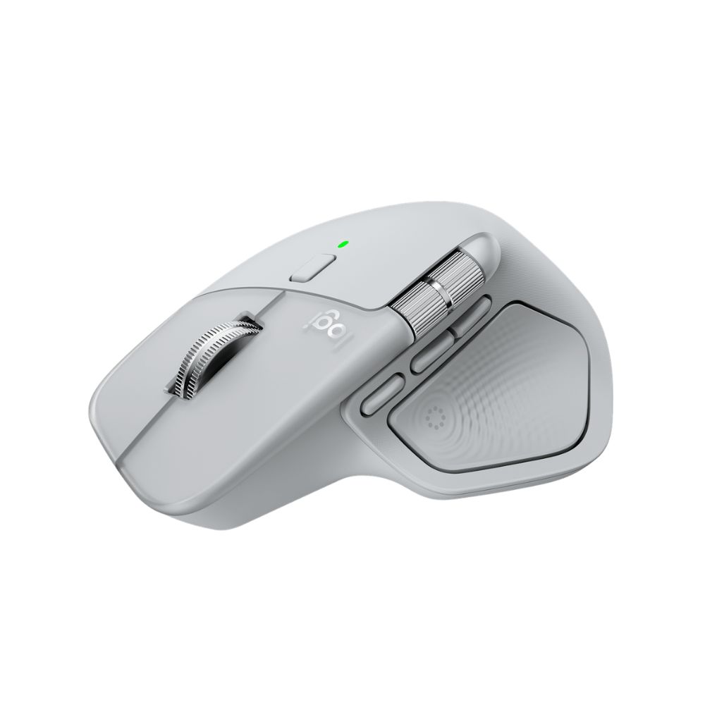 MOUSE LOGITECH MX MASTER 4 INALÁMBRICO CON USB-C BLUETOOTH 8K DPI GRIS CLARO - 3