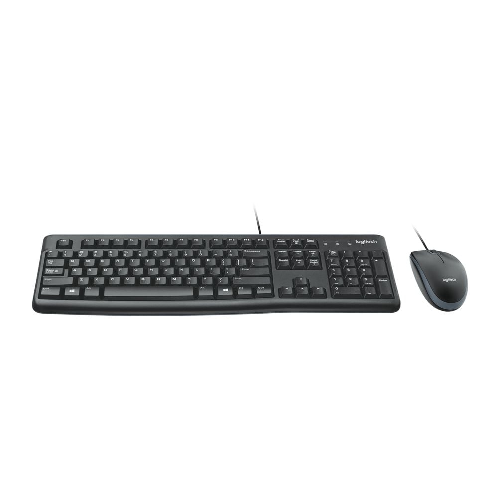 TECLADO Y MOUSE LOGITECH ALÁMBRICO MK120 NEGRO - 2