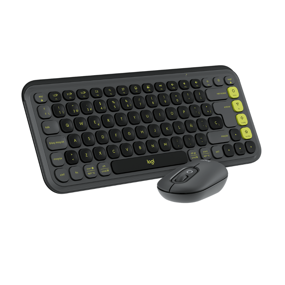 TECLADO Y MOUSE LOGITECH POP ICON BLUETOOTH GRAFITO - 3