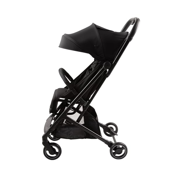 COCHE CARESTINO EASY CON PORTA BEBÉ NEGRO - 3