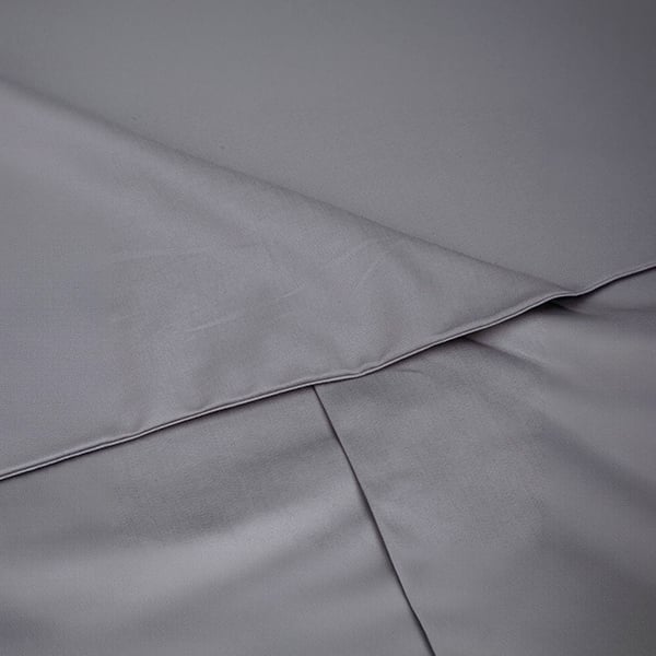 SÁBANAS CARESTINO 300 HILOS PARA CUNA CAMA DE MADERA 70X140CM GRIS - 2