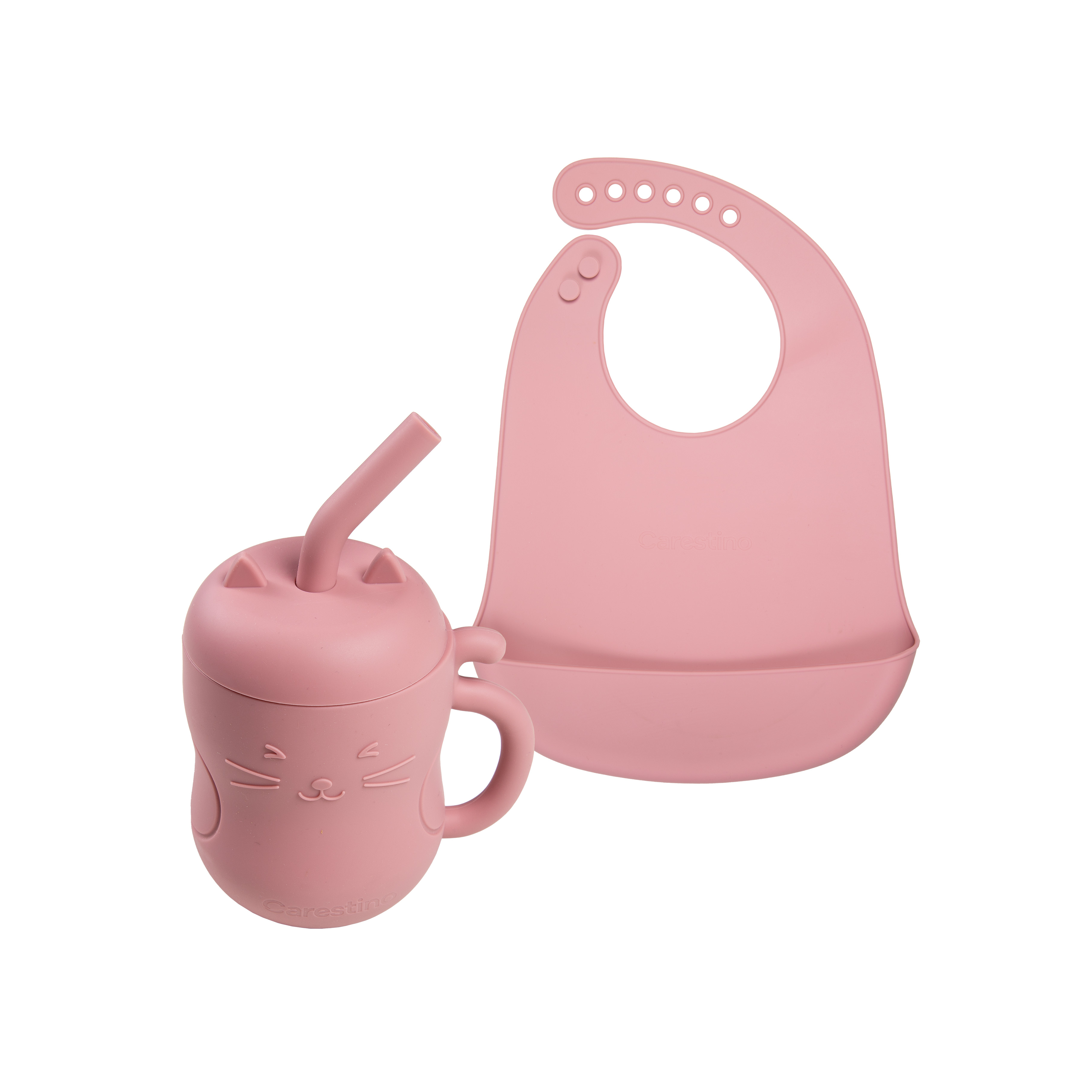 SET DE ALIMENTACIÓN DE SILICONA CARESTINO GATITO AZUL PETRÓLEO - 4