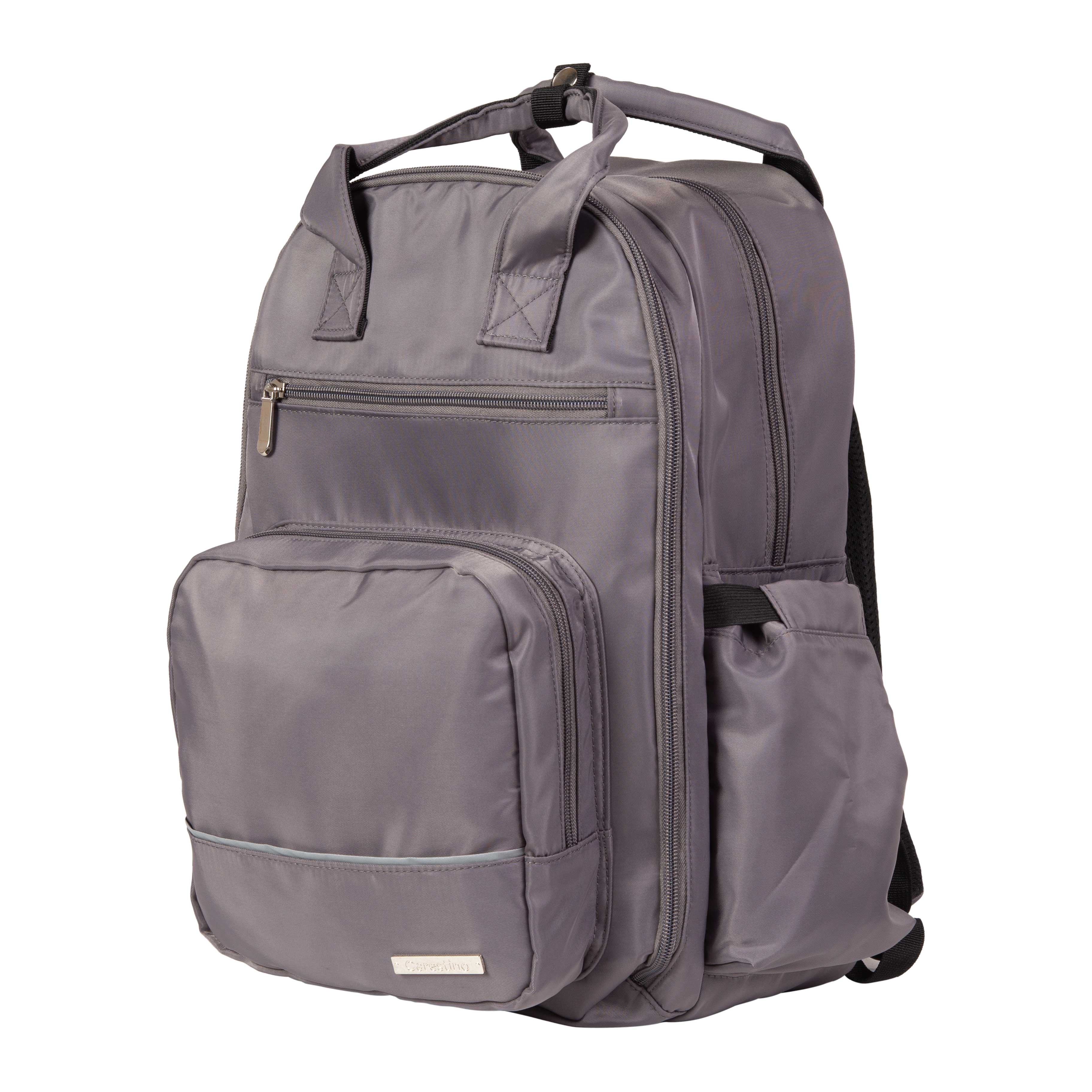 MOCHILA PAÑALERA CARESTINO PRAGA V2 ROSA MALVA - 2