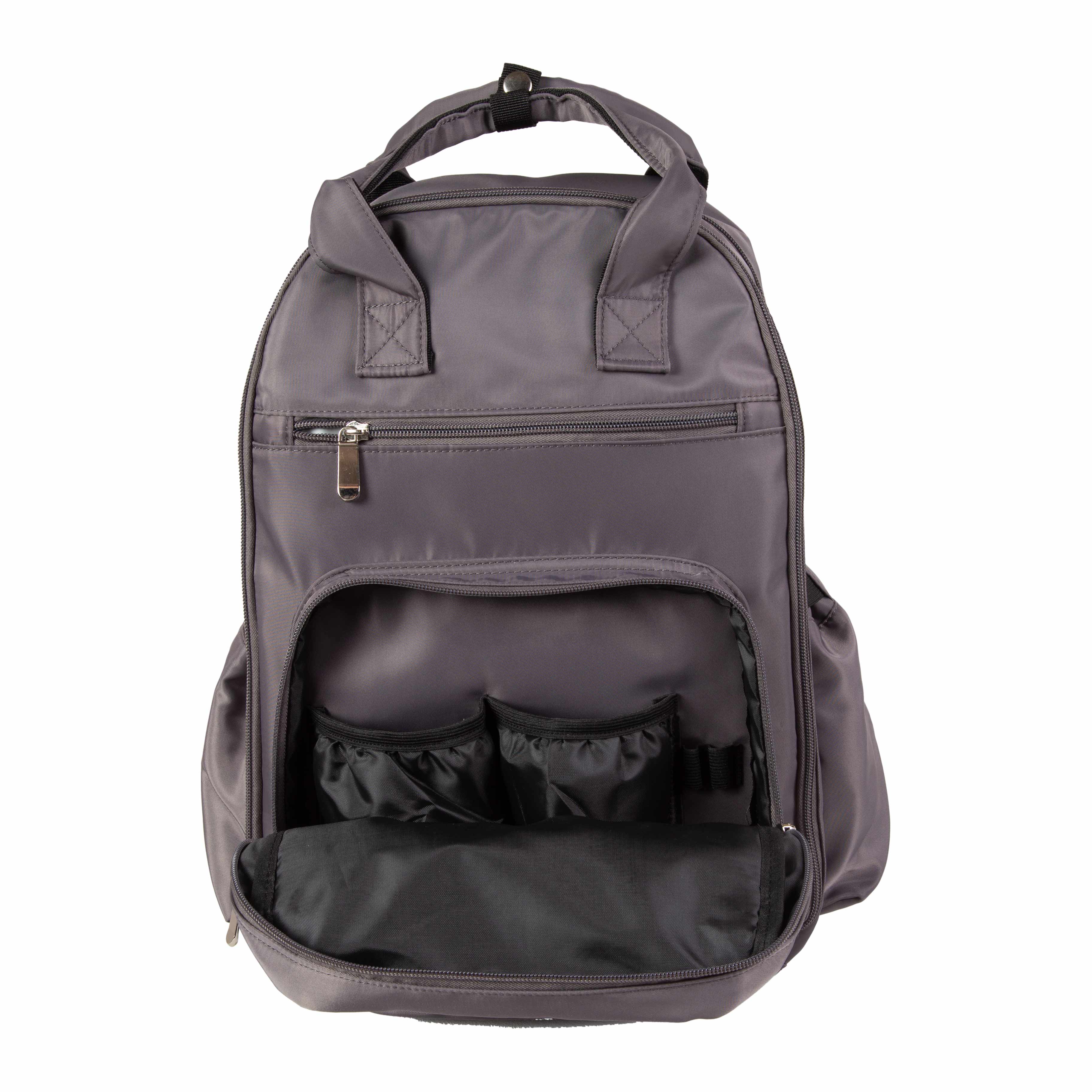 MOCHILA PAÑALERA CARESTINO PRAGA V2 ROSA MALVA - 3