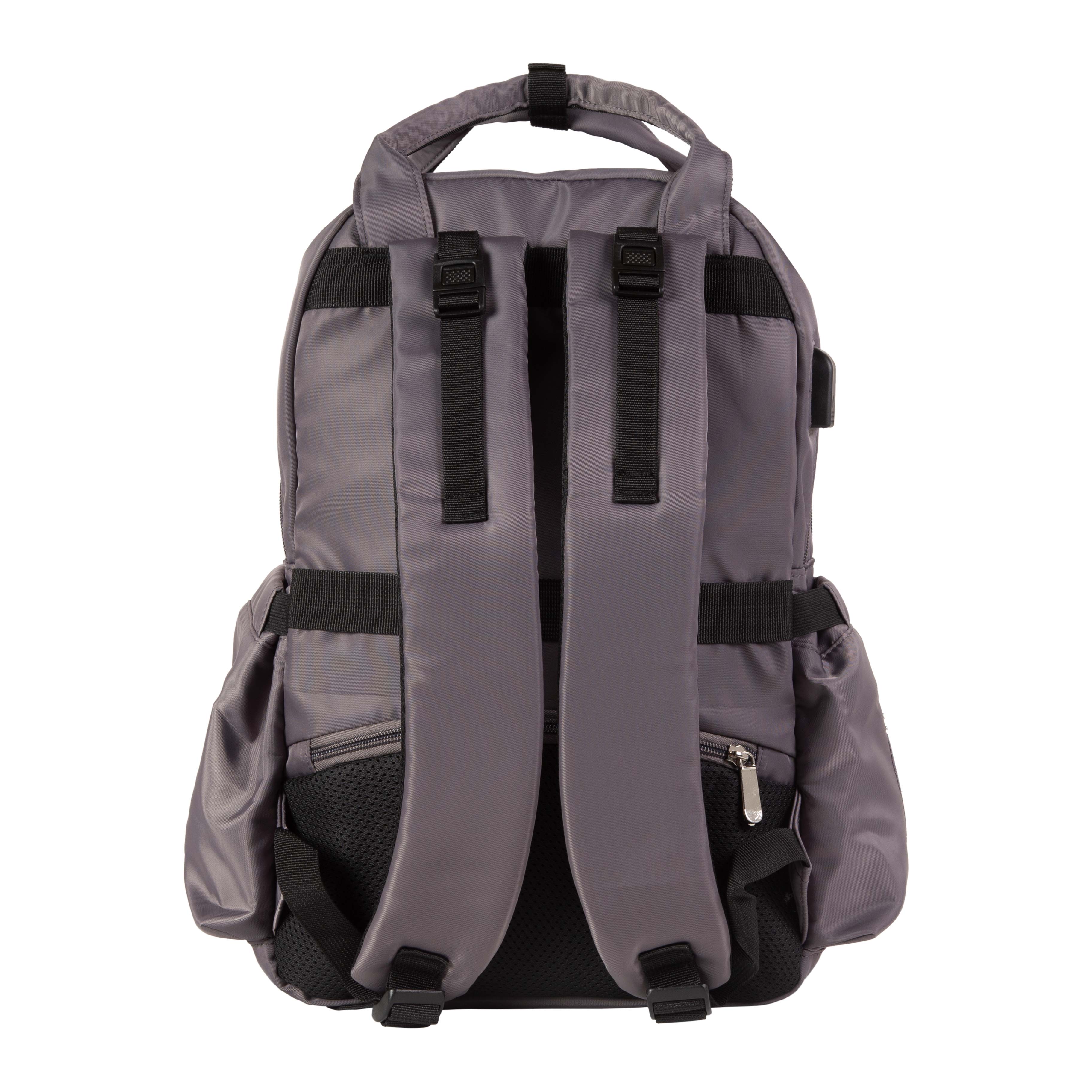MOCHILA PAÑALERA CARESTINO PRAGA V2 ROSA MALVA - 4
