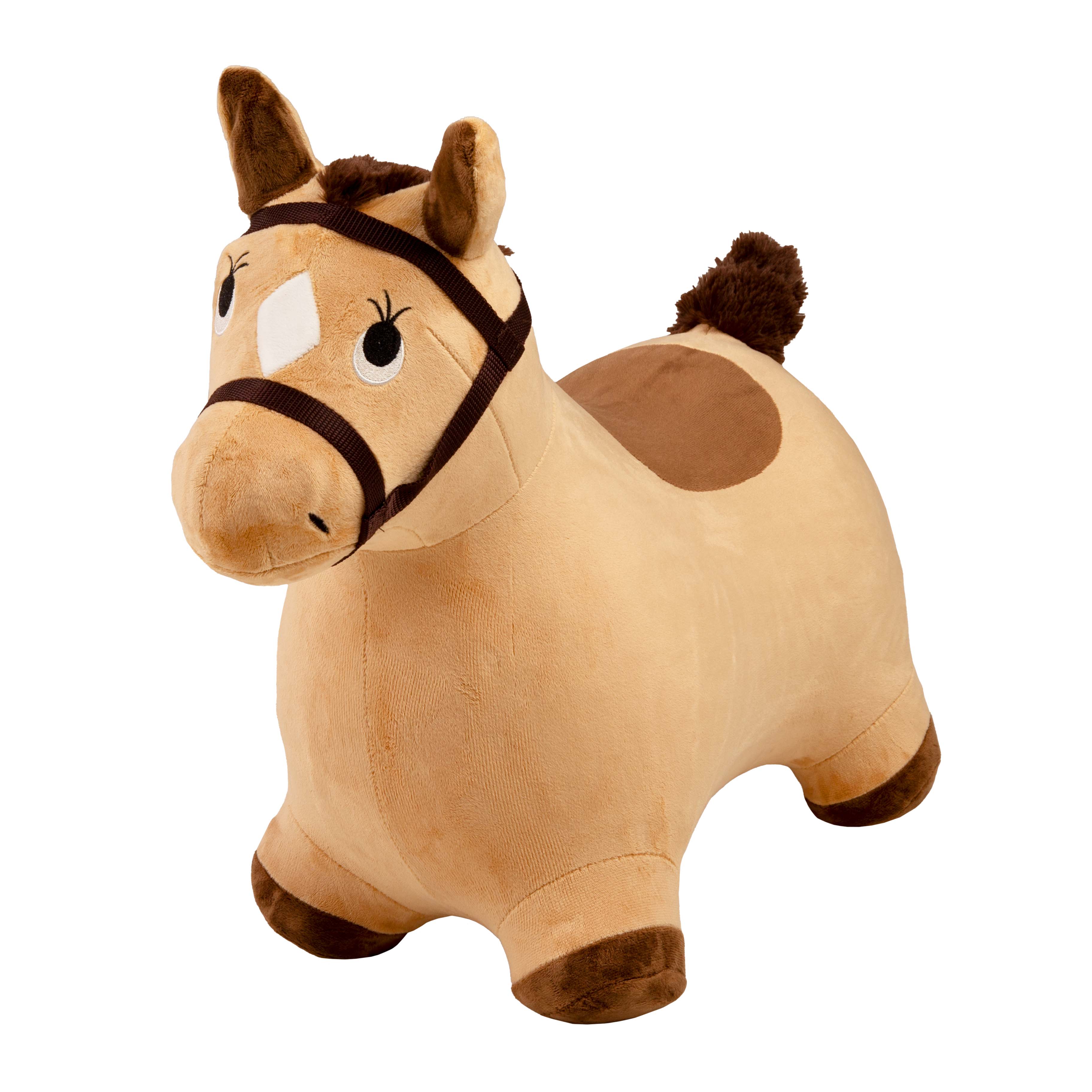 SALTARÍN DE PELUCHE INFLABLE CARESTINO +18MESES UNICORNIO ROSA - 1