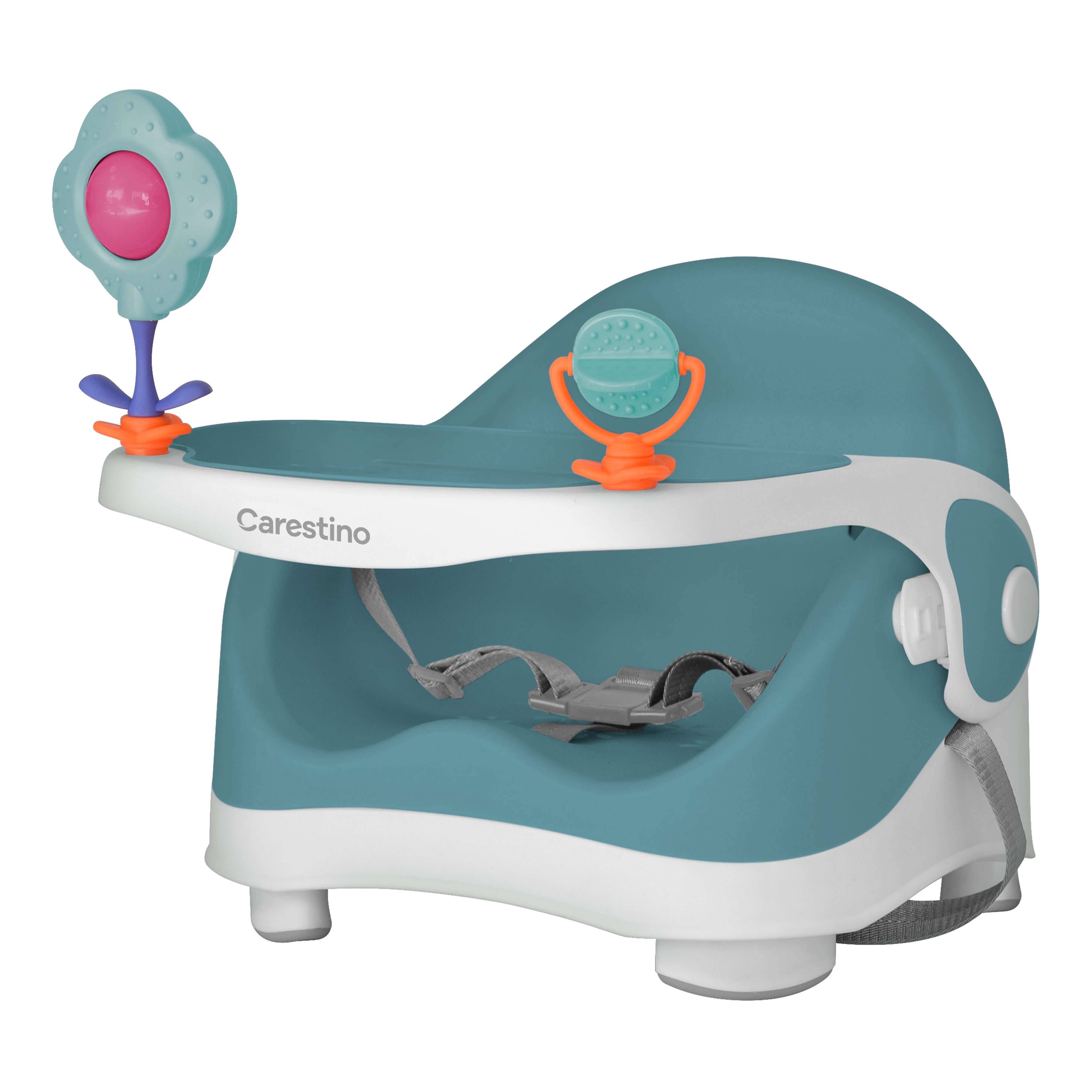 SILLA DE COMER CARESTINO BOOSTER ROSA - 1