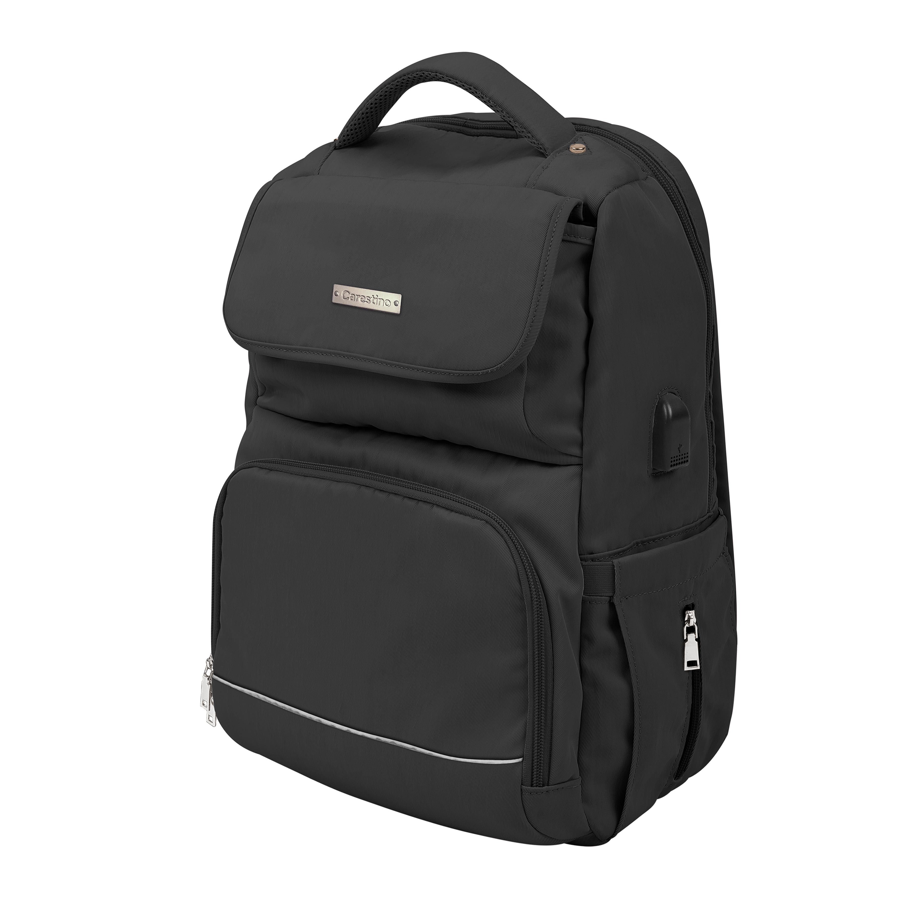 MOCHILA PAÑALERA CARESTINO BERNA NEGRO - 2