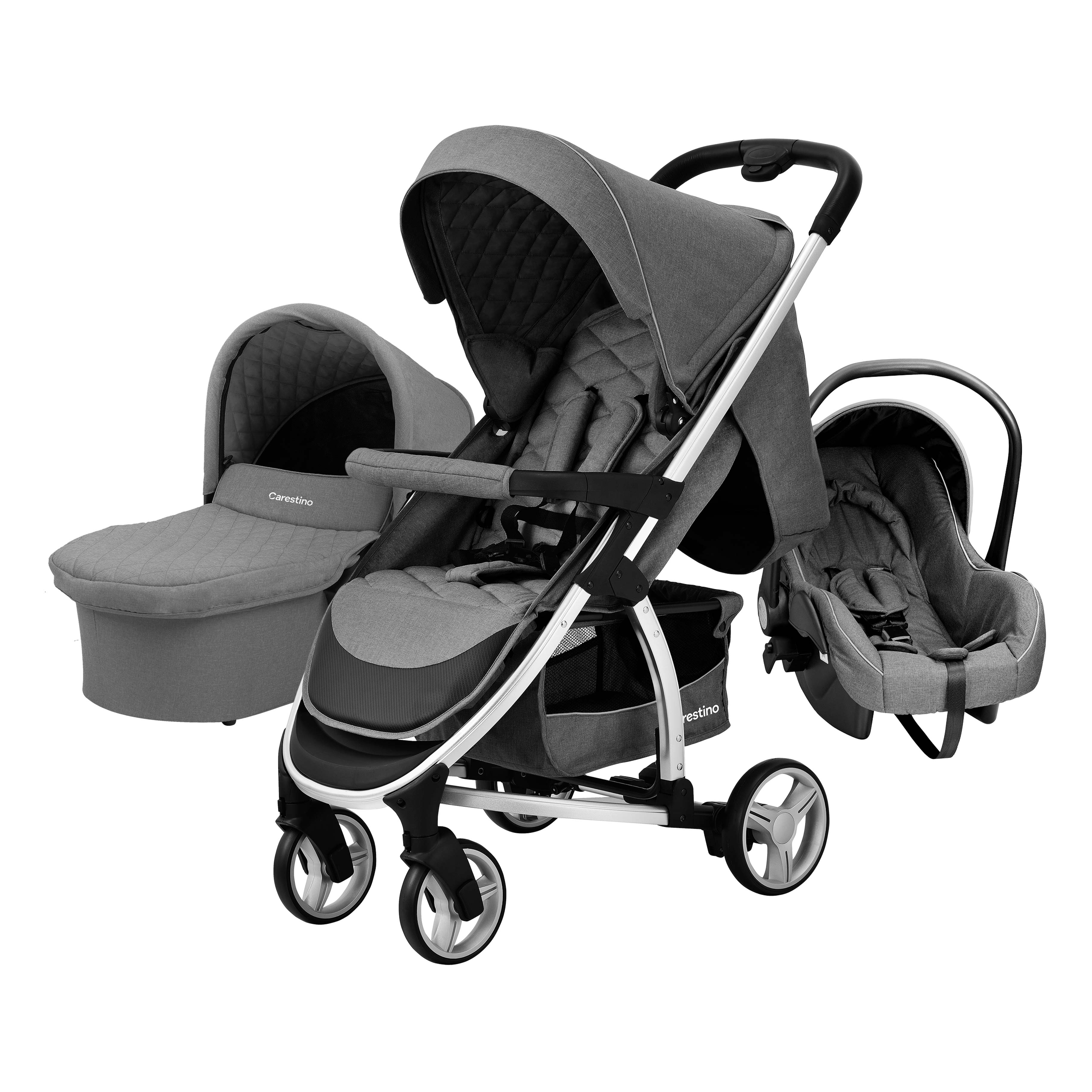 COCHE CARESTINO LONDON GRIS - 1