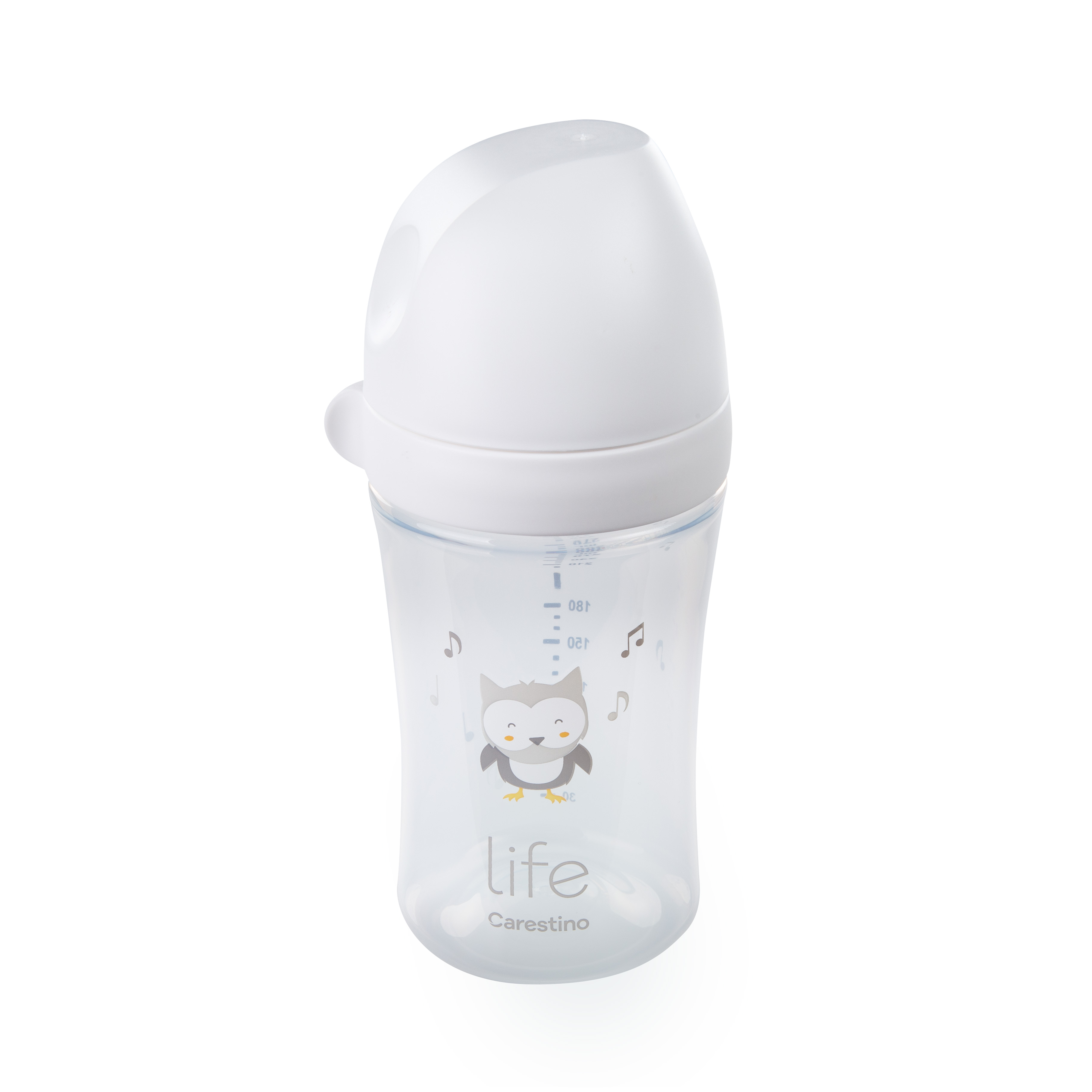 BIBERÓN CARESTINO 300ML TETINA 6M BLANCO - 2