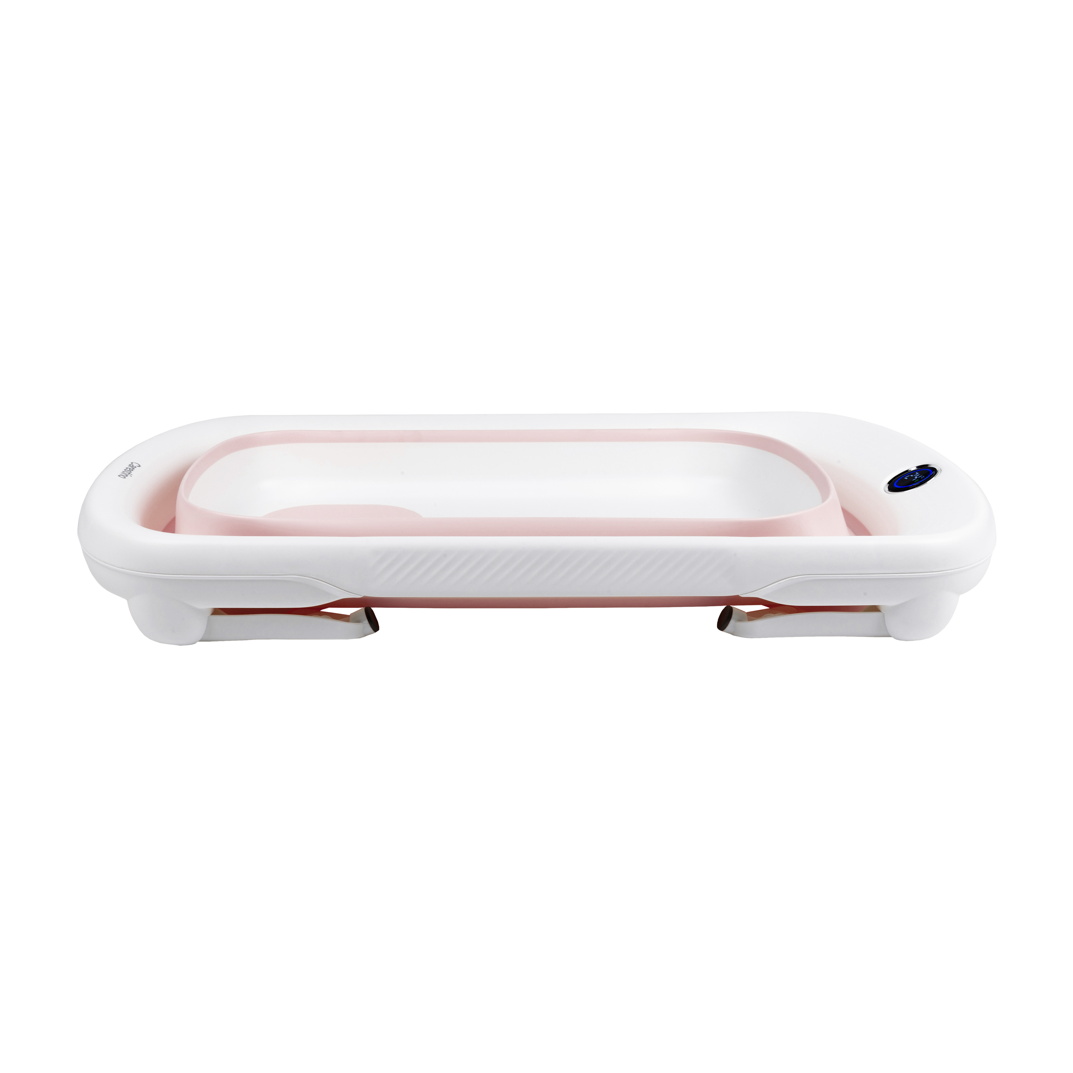 BAÑERA PLEGABLE CON SOPORTE CARESTINO AMALFI 50L ROSA - 2